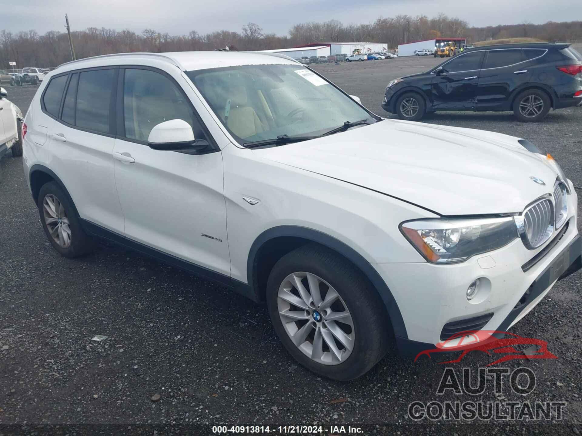 BMW X3 2015 - 5UXWX9C57F0D49121