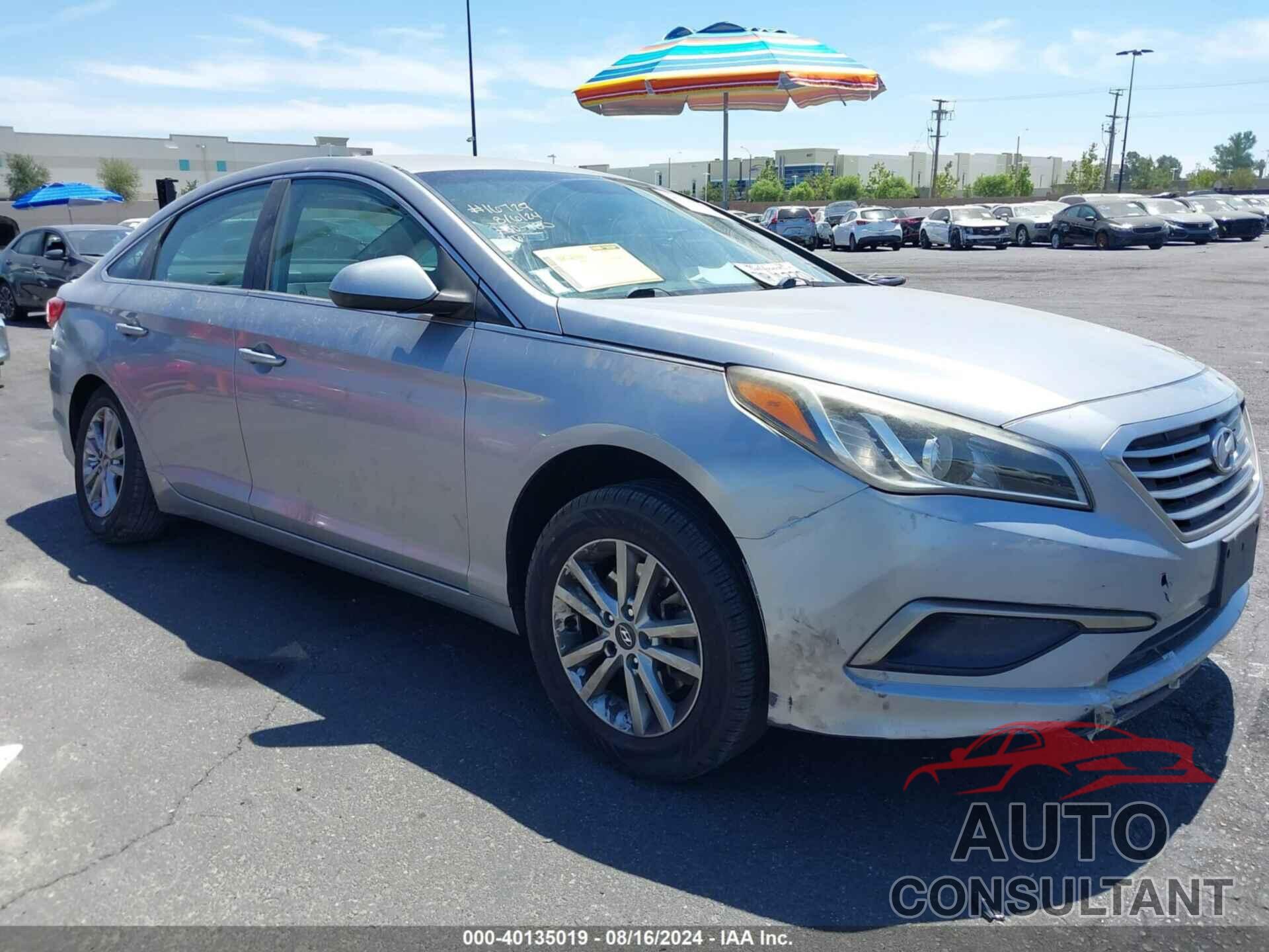 HYUNDAI SONATA 2016 - 5NPE24AF3GH326186