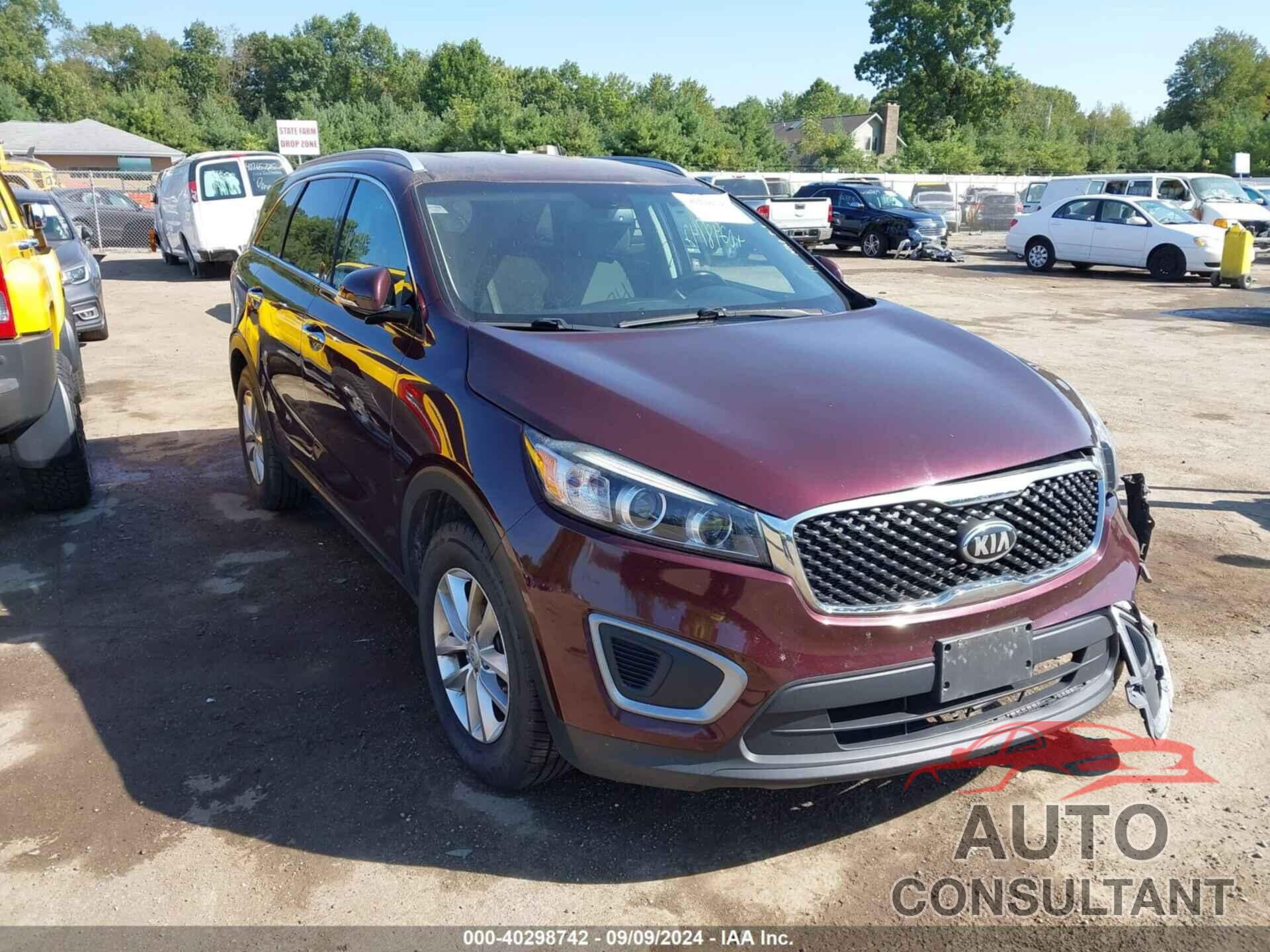 KIA SORENTO 2016 - 5XYPG4A39GG123309