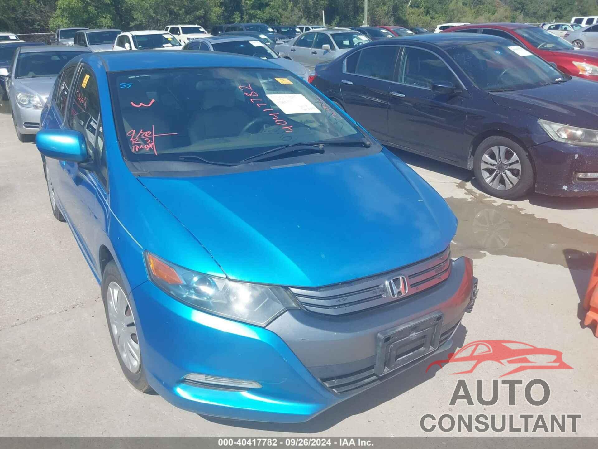 HONDA INSIGHT 2010 - JHMZE2H58AS029352