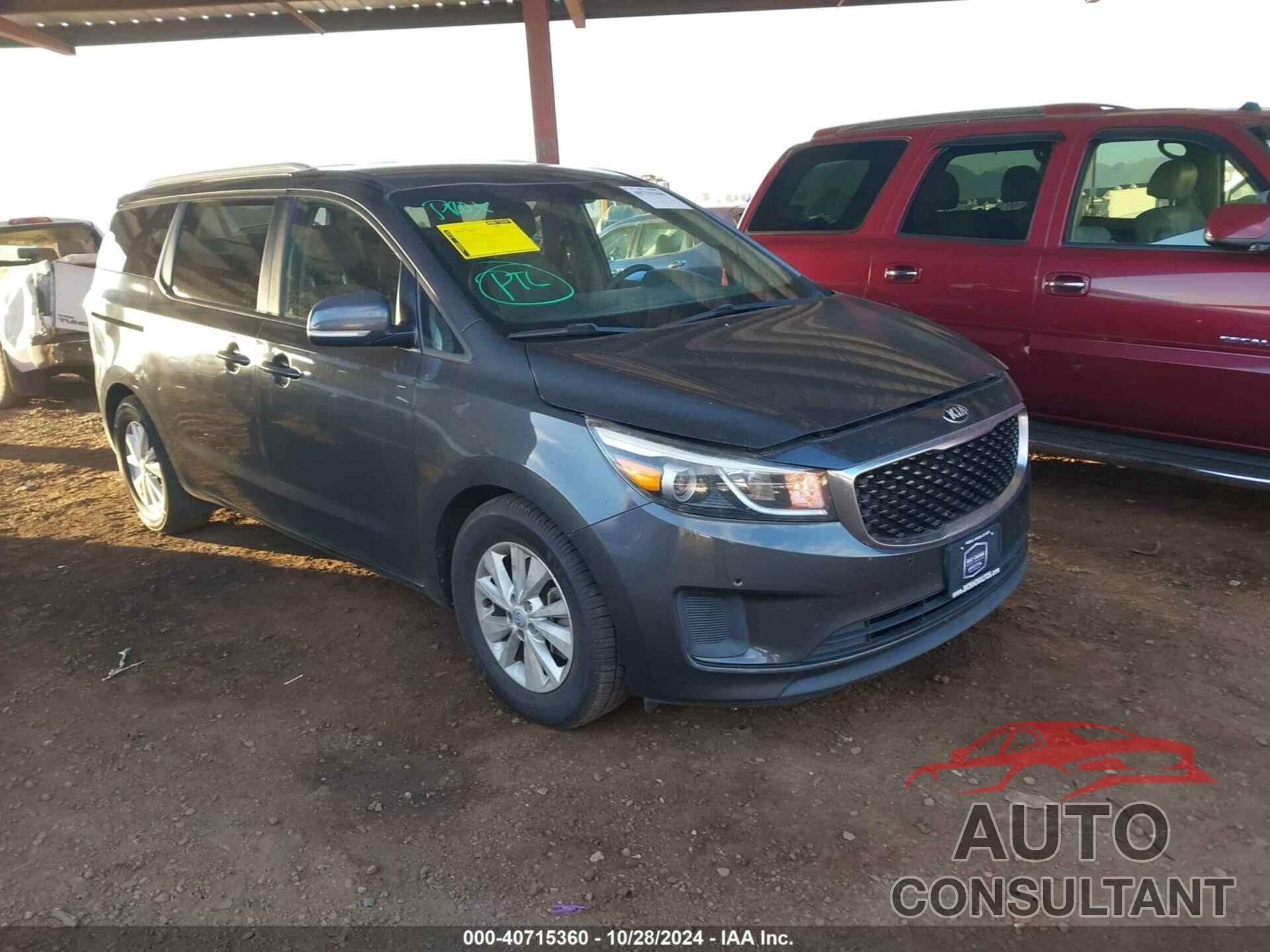 KIA SEDONA 2018 - KNDMB5C16J6409728