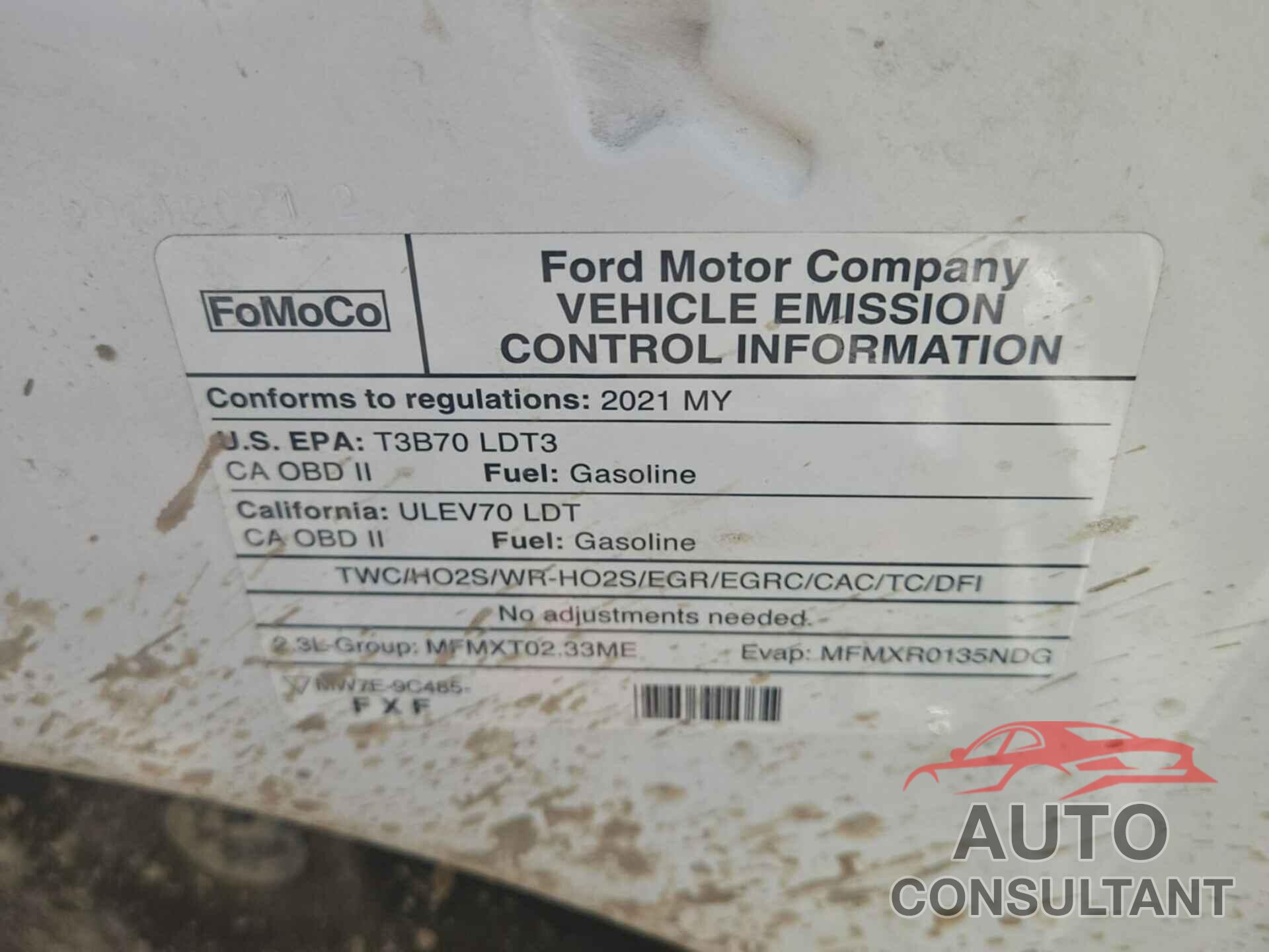 FORD RANGER 2021 - 1FTER4FH8MLD85702