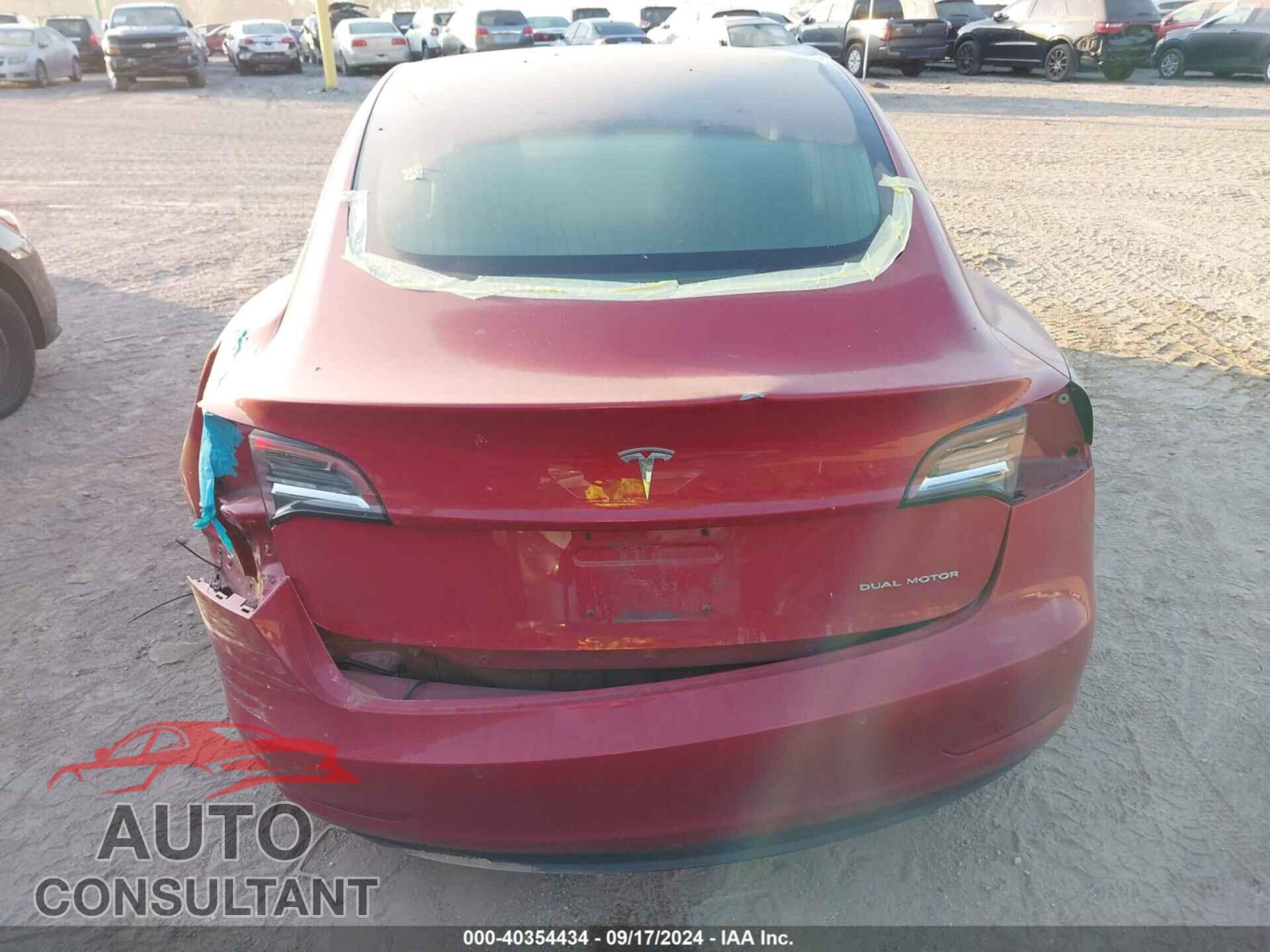TESLA MODEL 3 2018 - 5YJ3E1EB6JF114828
