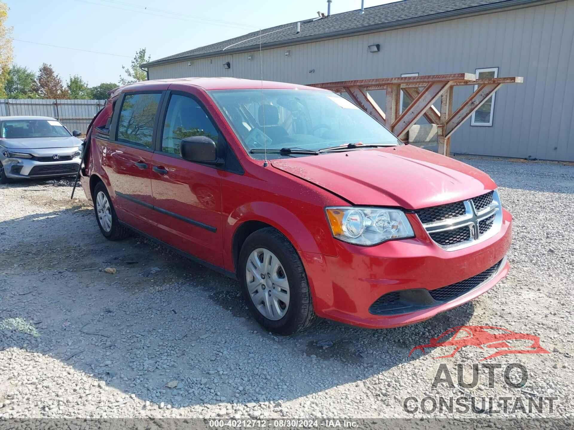 DODGE GRAND CARAVAN 2016 - 2C4RDGBG2GR243565
