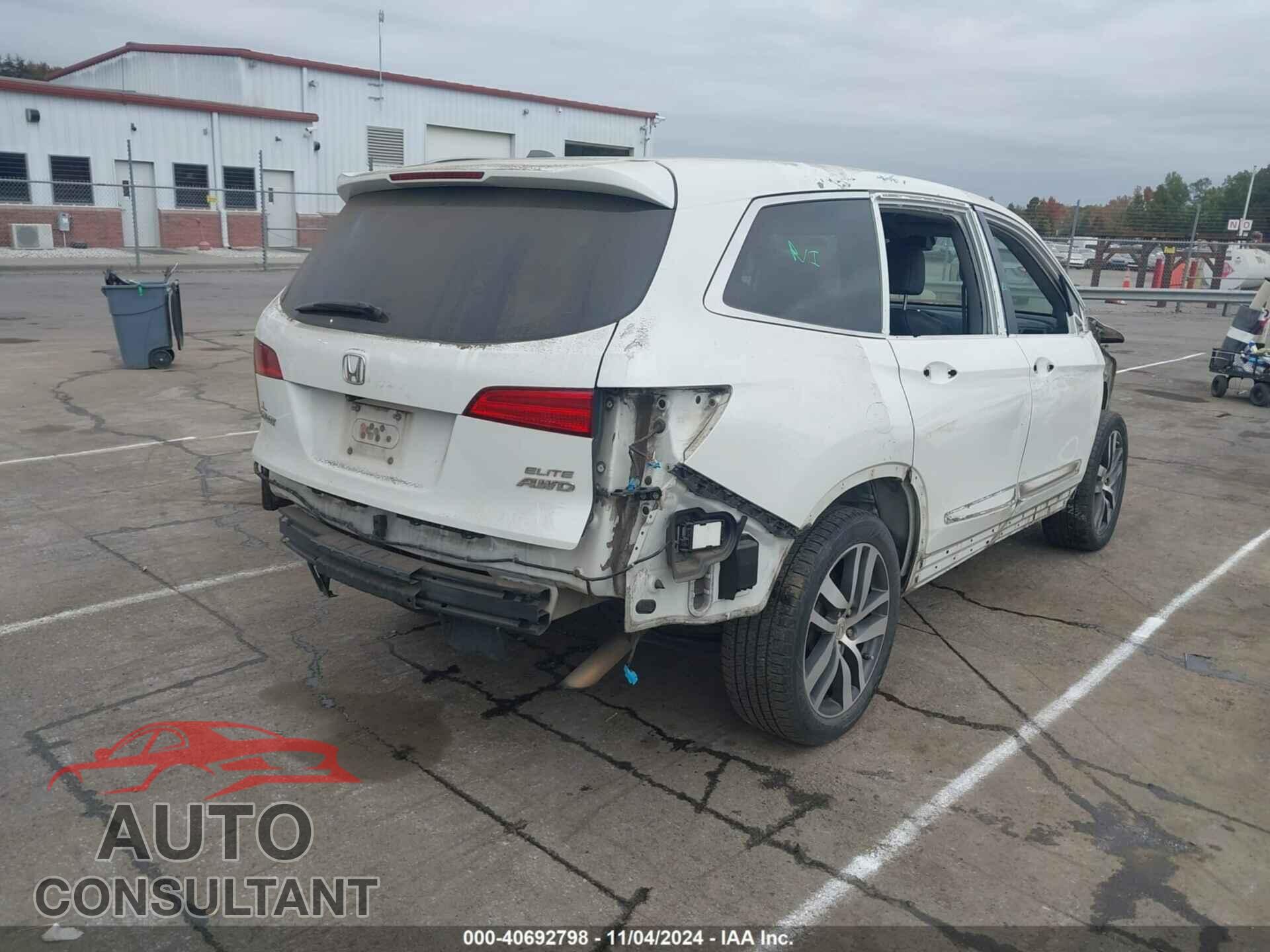 HONDA PILOT 2016 - 5FNYF6H04GB016156