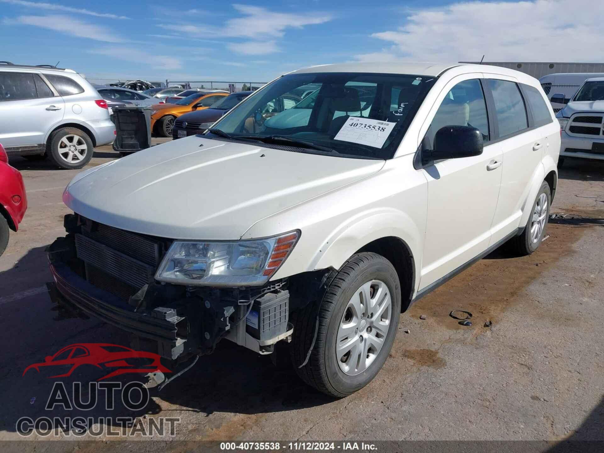 DODGE JOURNEY 2015 - 3C4PDCAB5FT670045