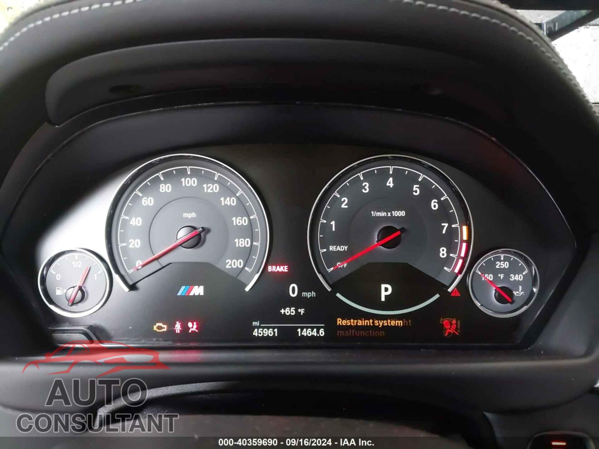 BMW M3 2016 - WBS8M9C53G5D31344
