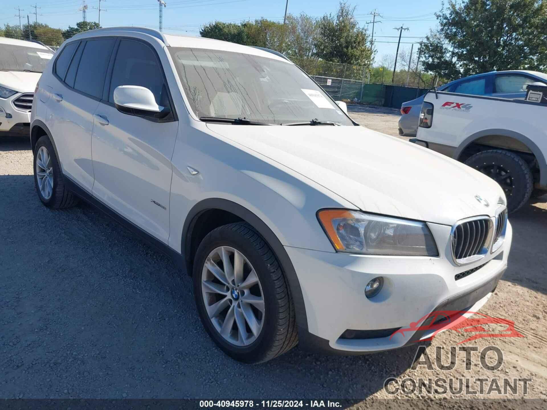 BMW X3 2013 - 5UXWX9C56D0A13943