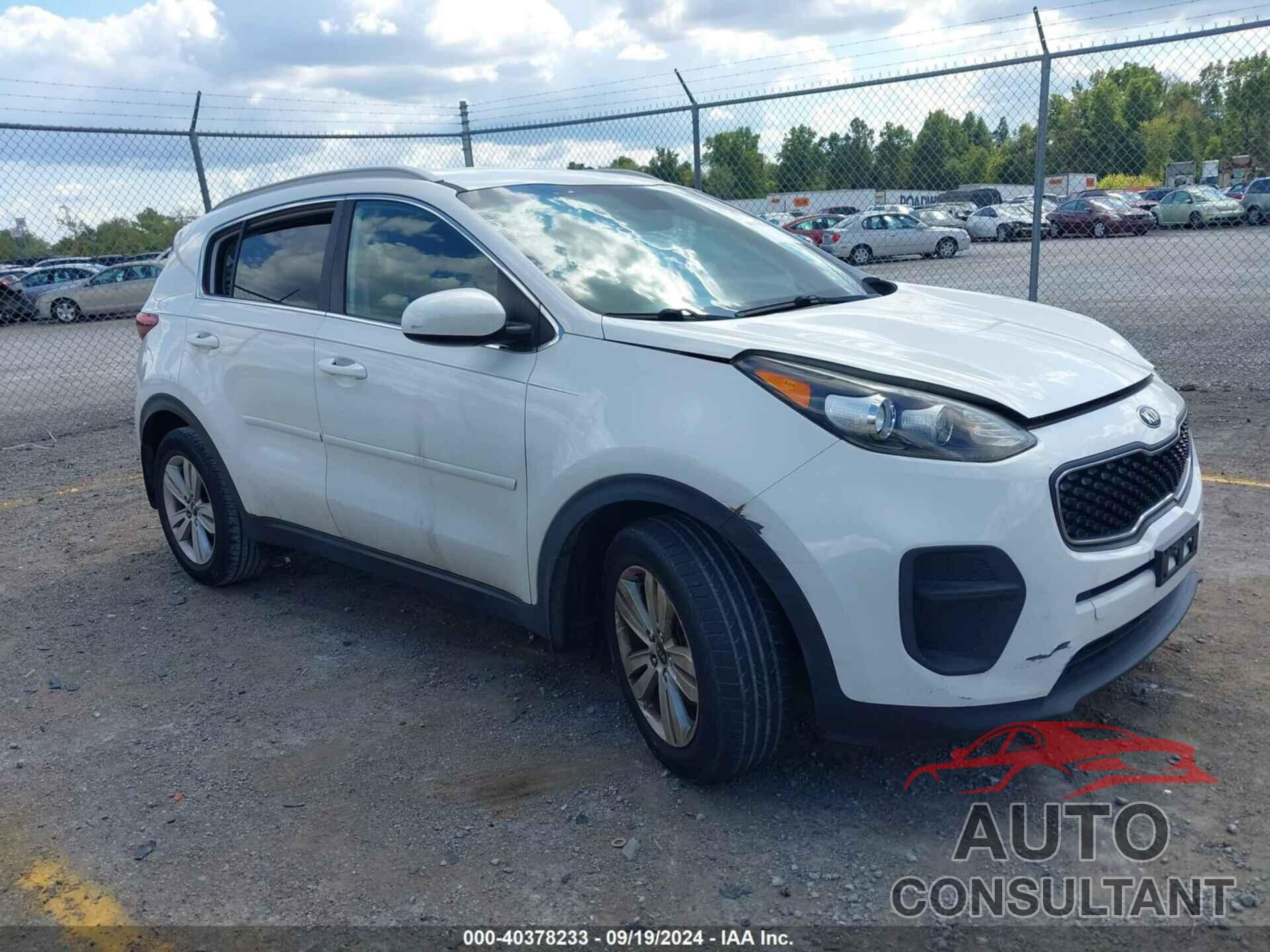 KIA SPORTAGE 2017 - KNDPM3ACXH7298783