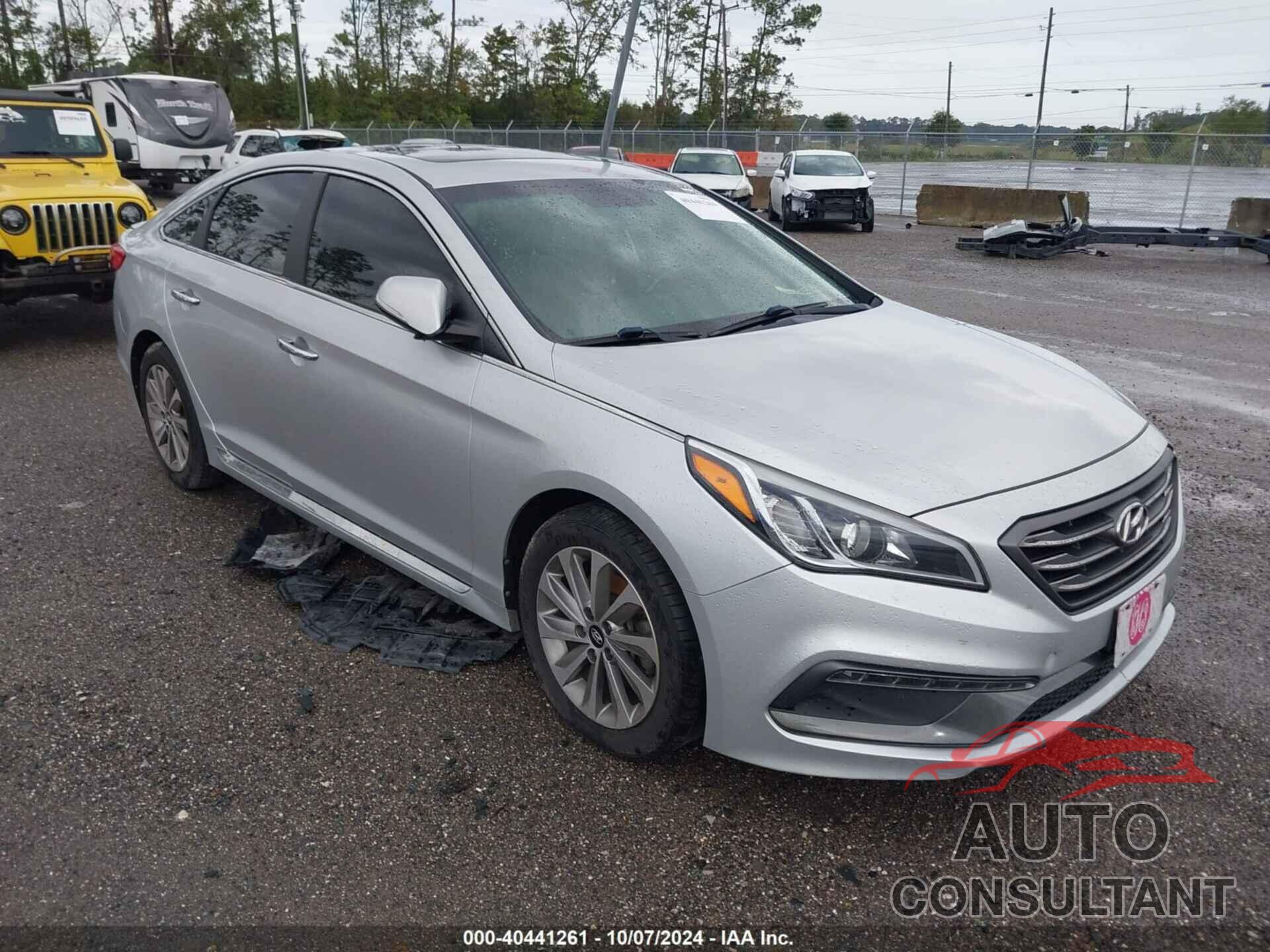 HYUNDAI SONATA 2017 - 5NPE34AFXHH537075
