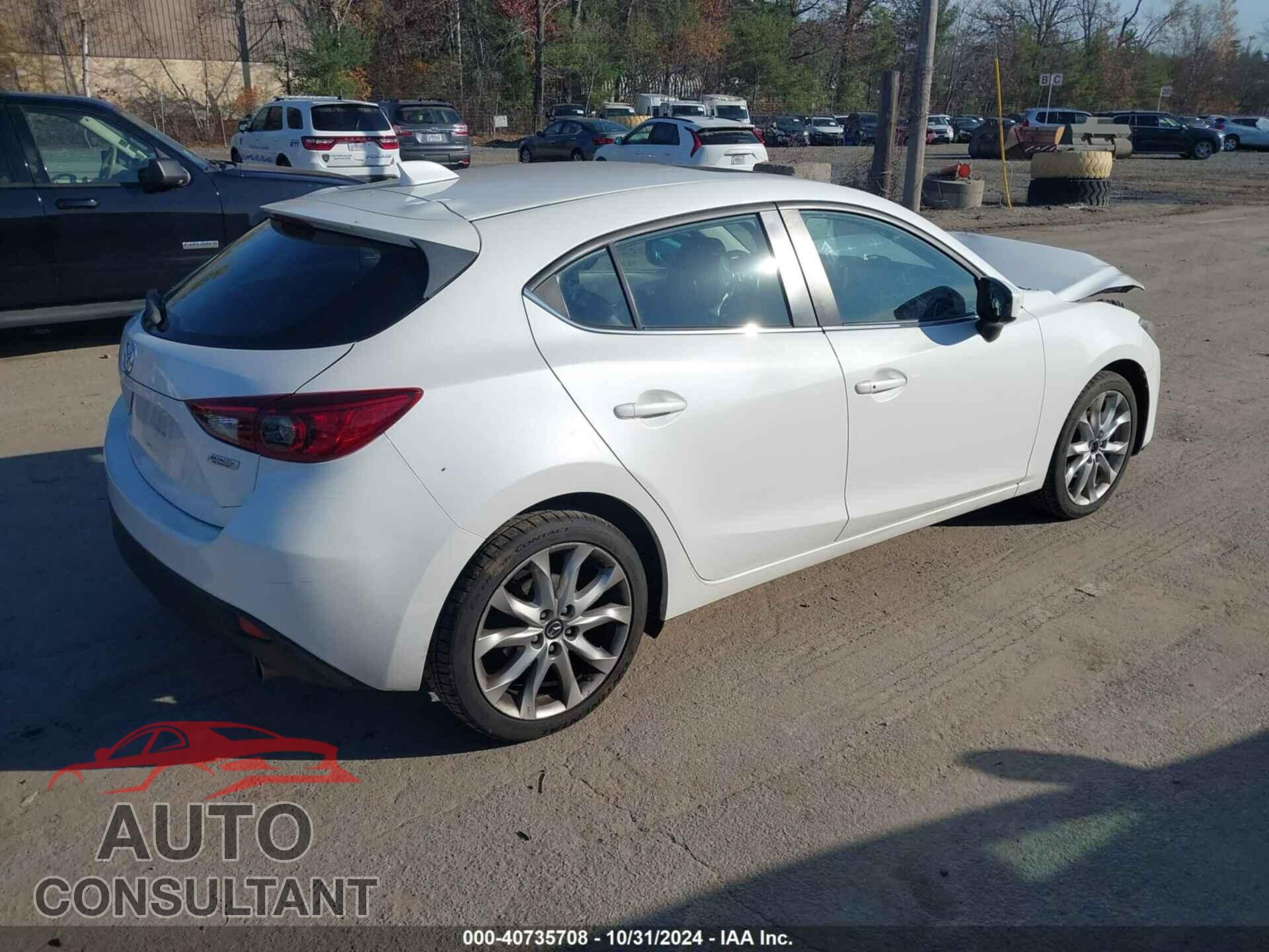 MAZDA MAZDA3 2015 - JM1BM1L36F1240407