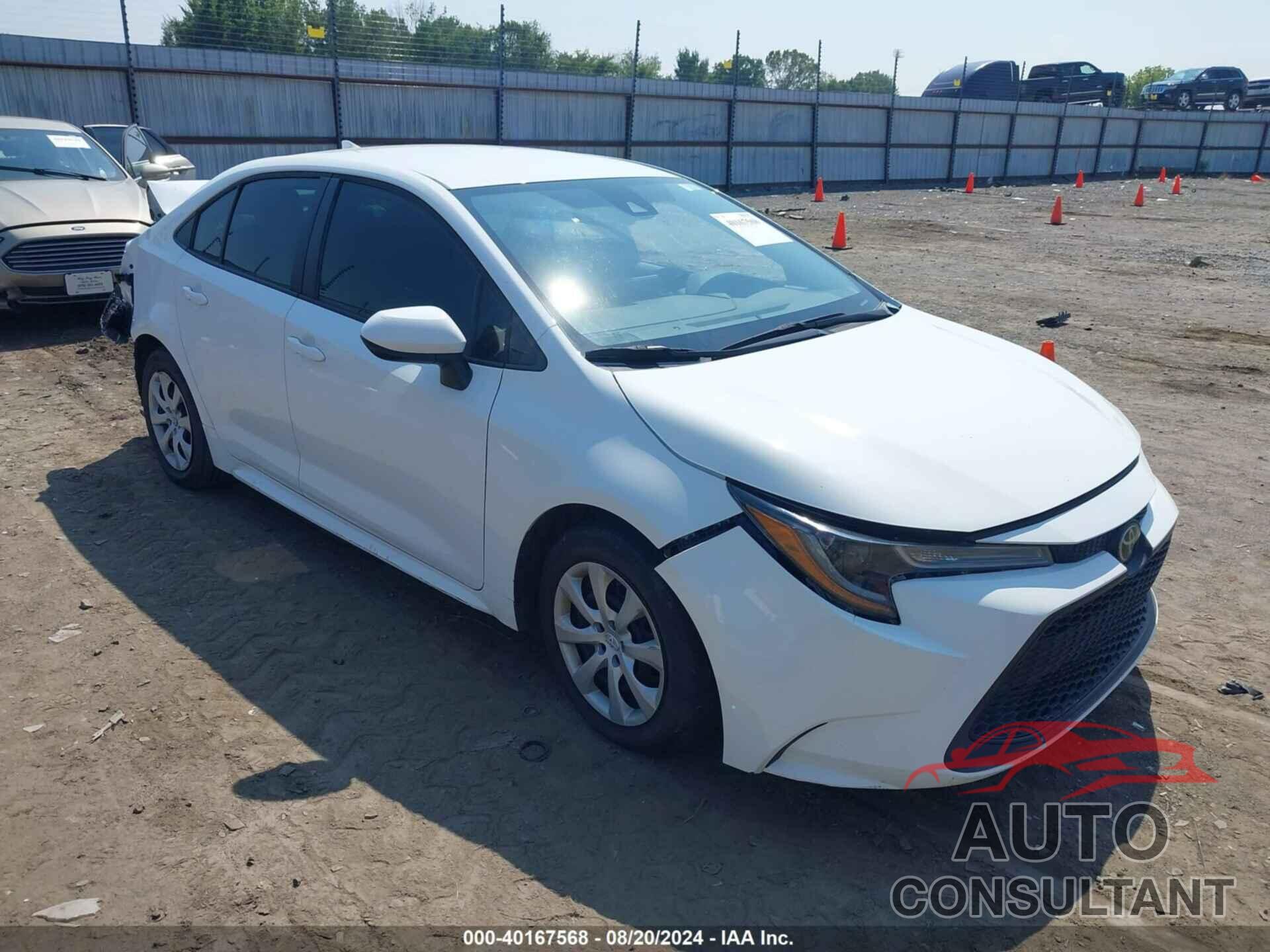 TOYOTA COROLLA 2020 - 5YFEPRAE4LP104839