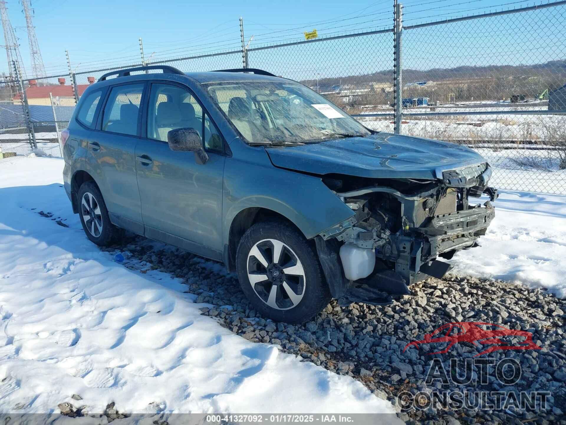 SUBARU FORESTER 2018 - JF2SJABC1JH419403