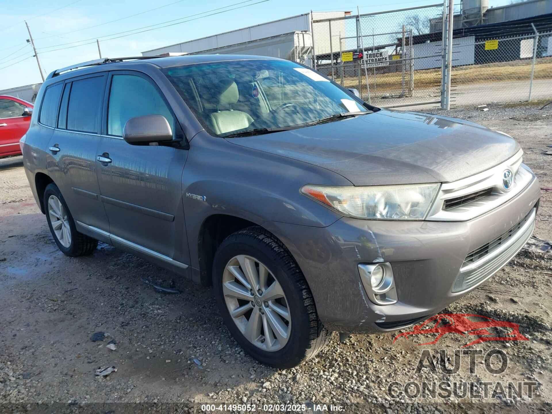 TOYOTA HIGHLANDER HYBRID 2012 - JTEDC3EH8C2006383