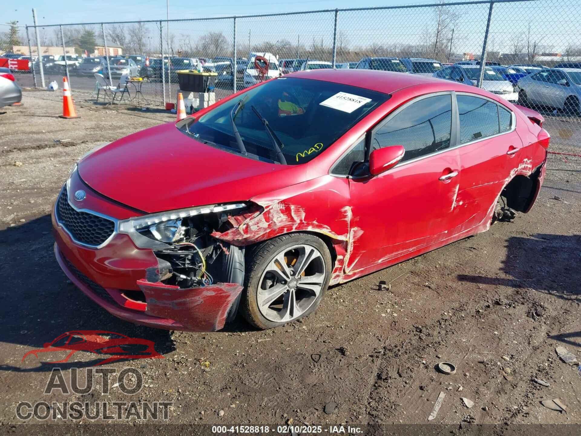 KIA FORTE 2014 - KNAFX4A84E5084607