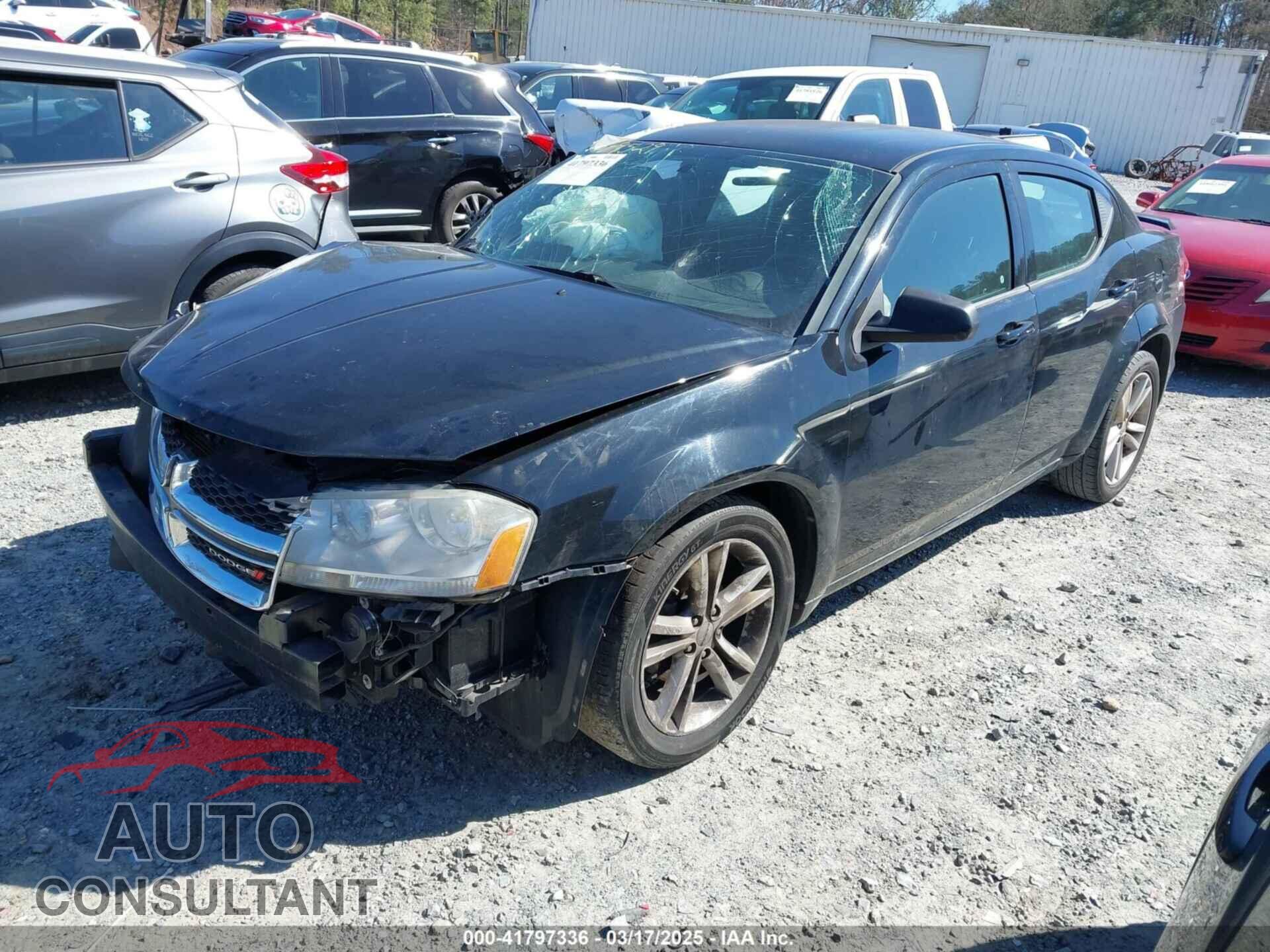 DODGE AVENGER 2013 - 1C3CDZAG4DN521480