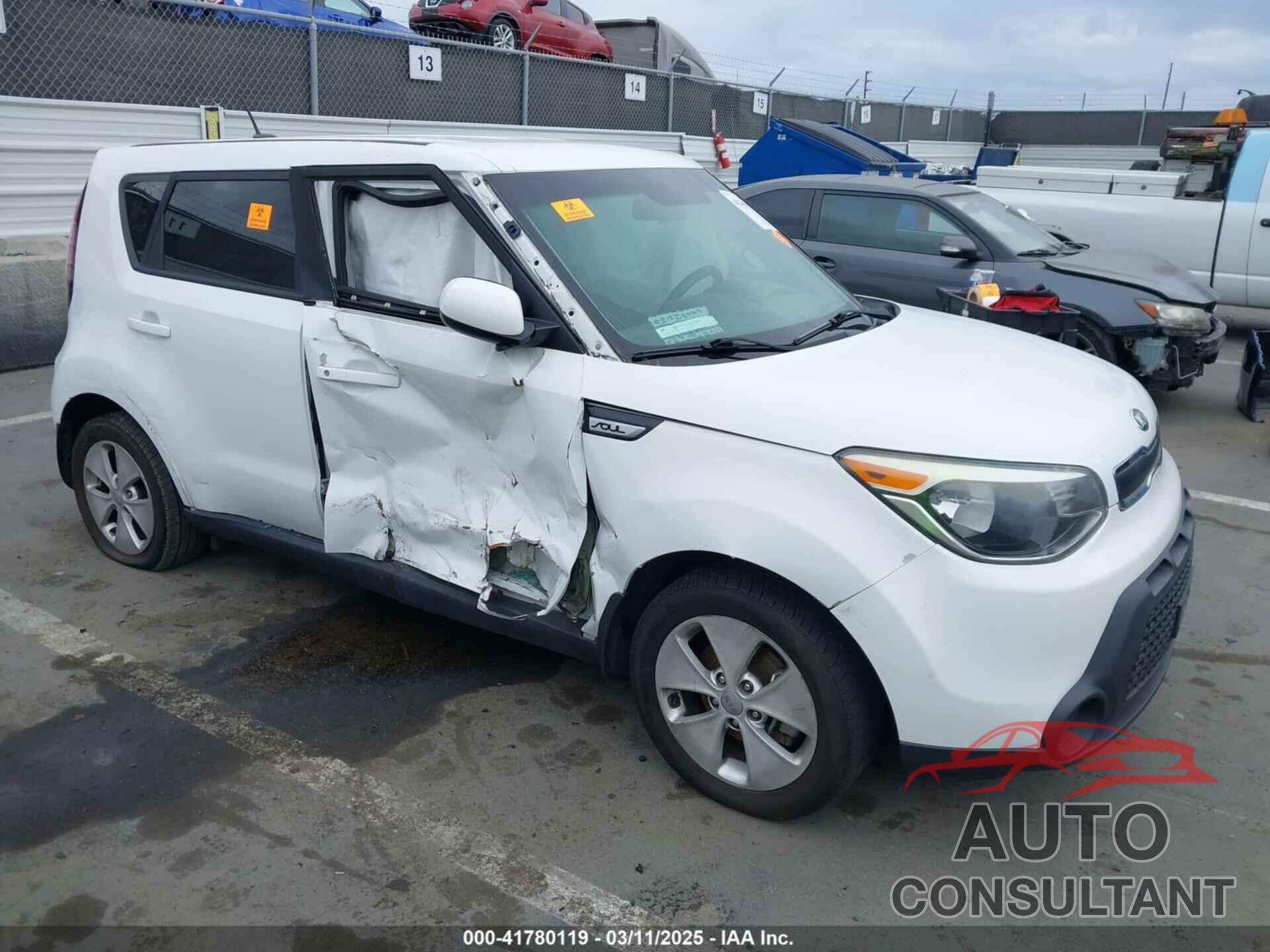 KIA SOUL 2016 - KNDJN2A23G7341136