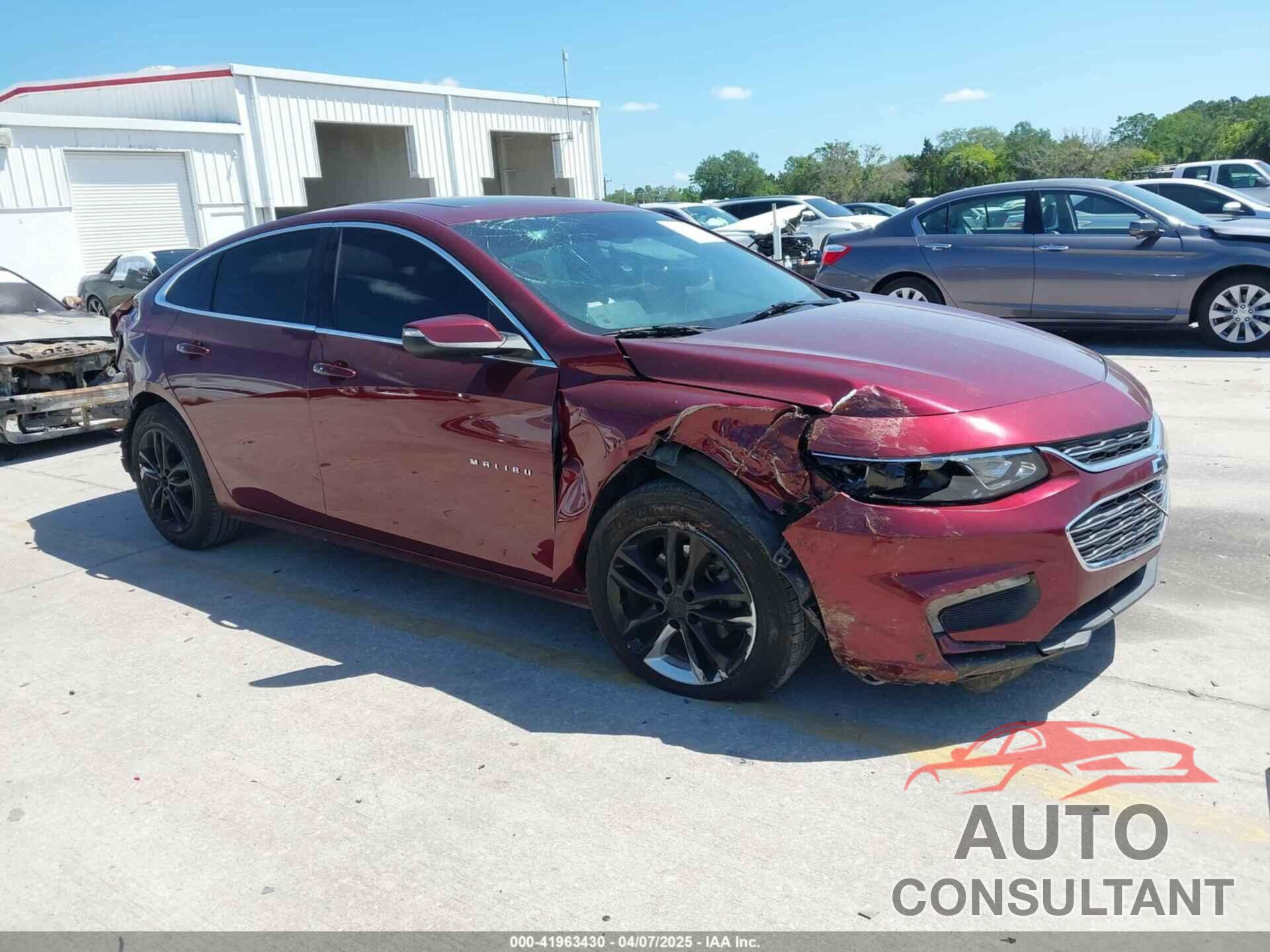 CHEVROLET MALIBU 2016 - 1G1ZE5ST9GF271197