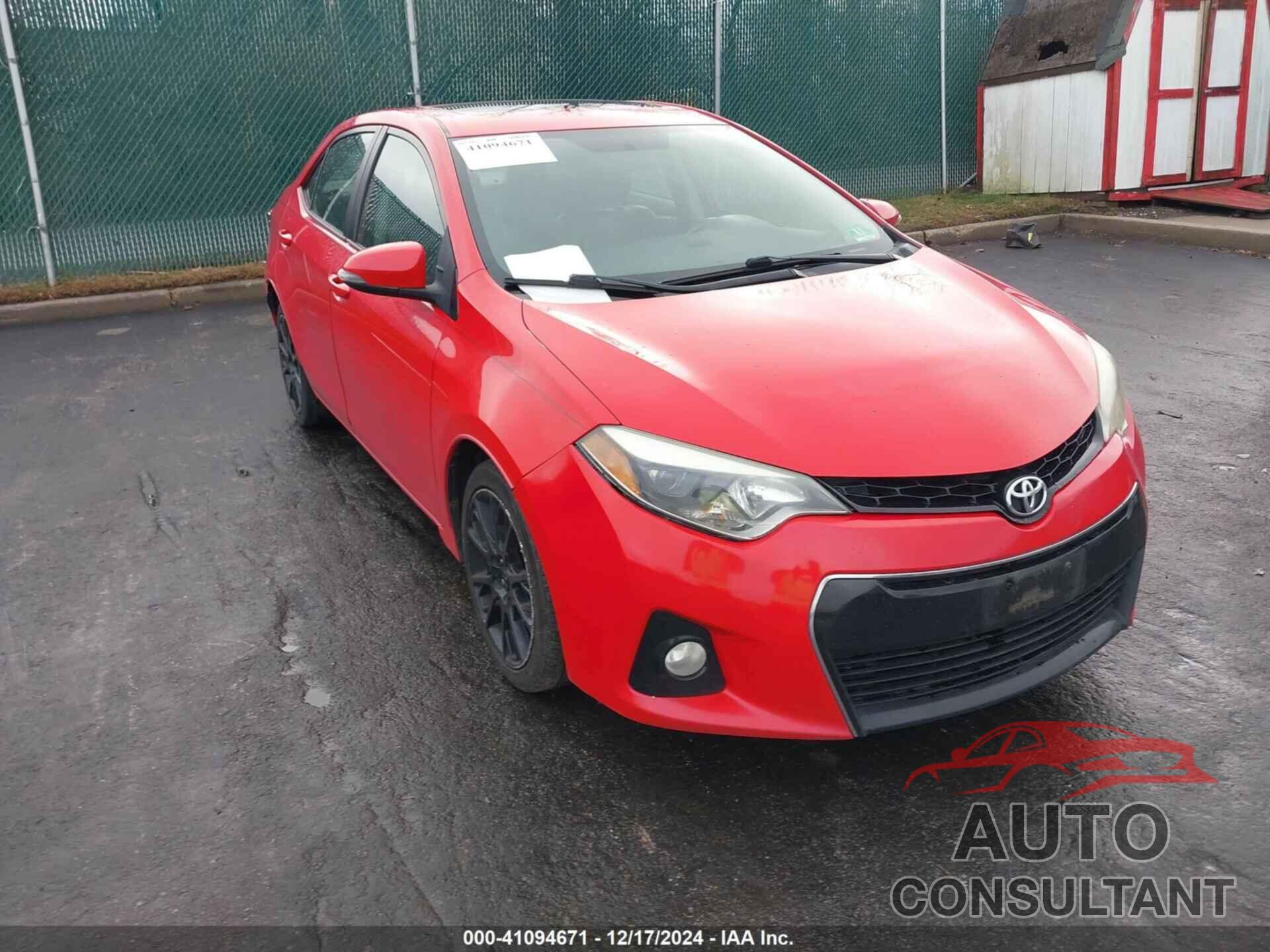 TOYOTA COROLLA 2016 - 2T1BURHE1GC527630