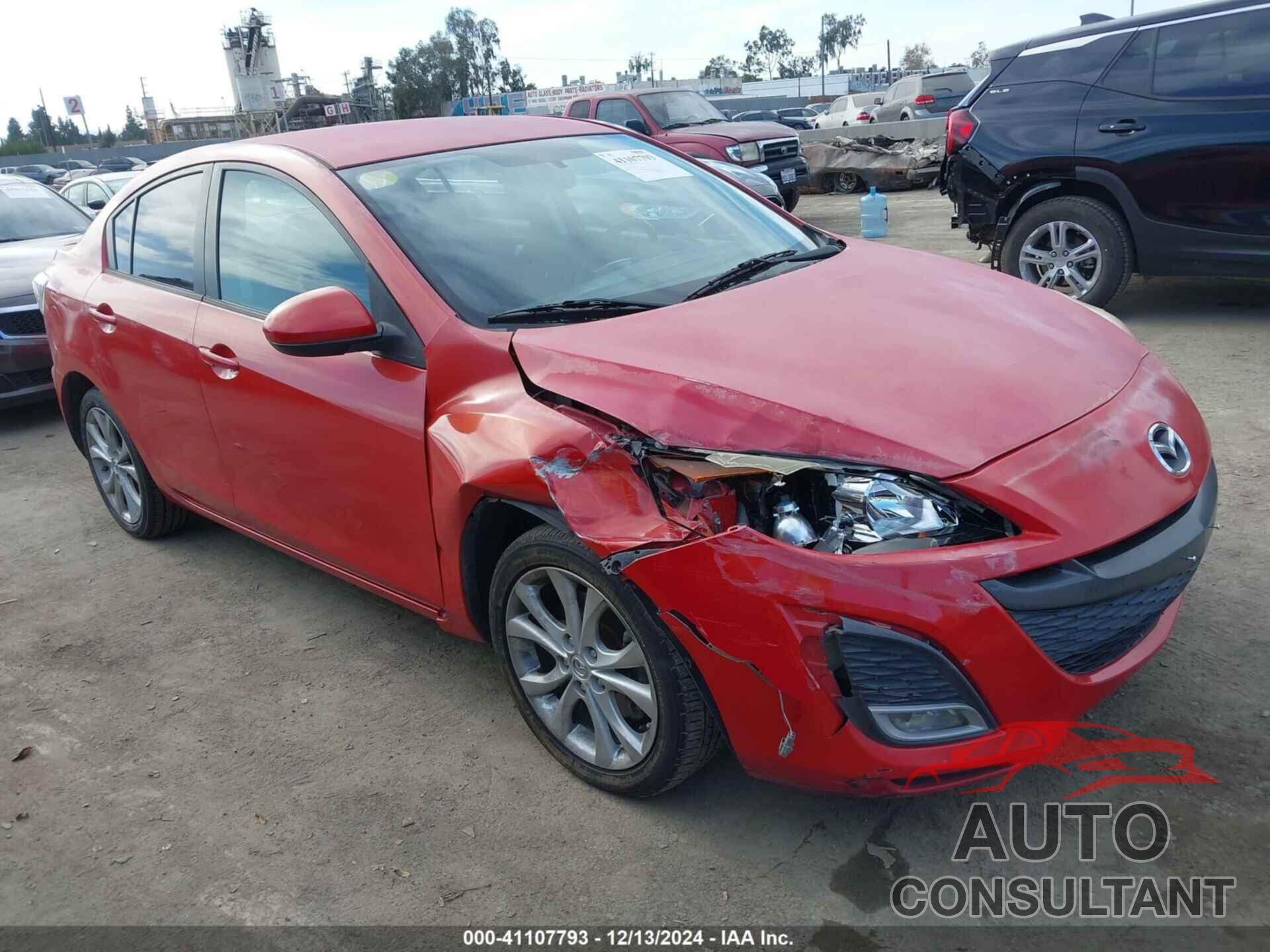 MAZDA MAZDA3 2010 - JM1BL1S64A1278385