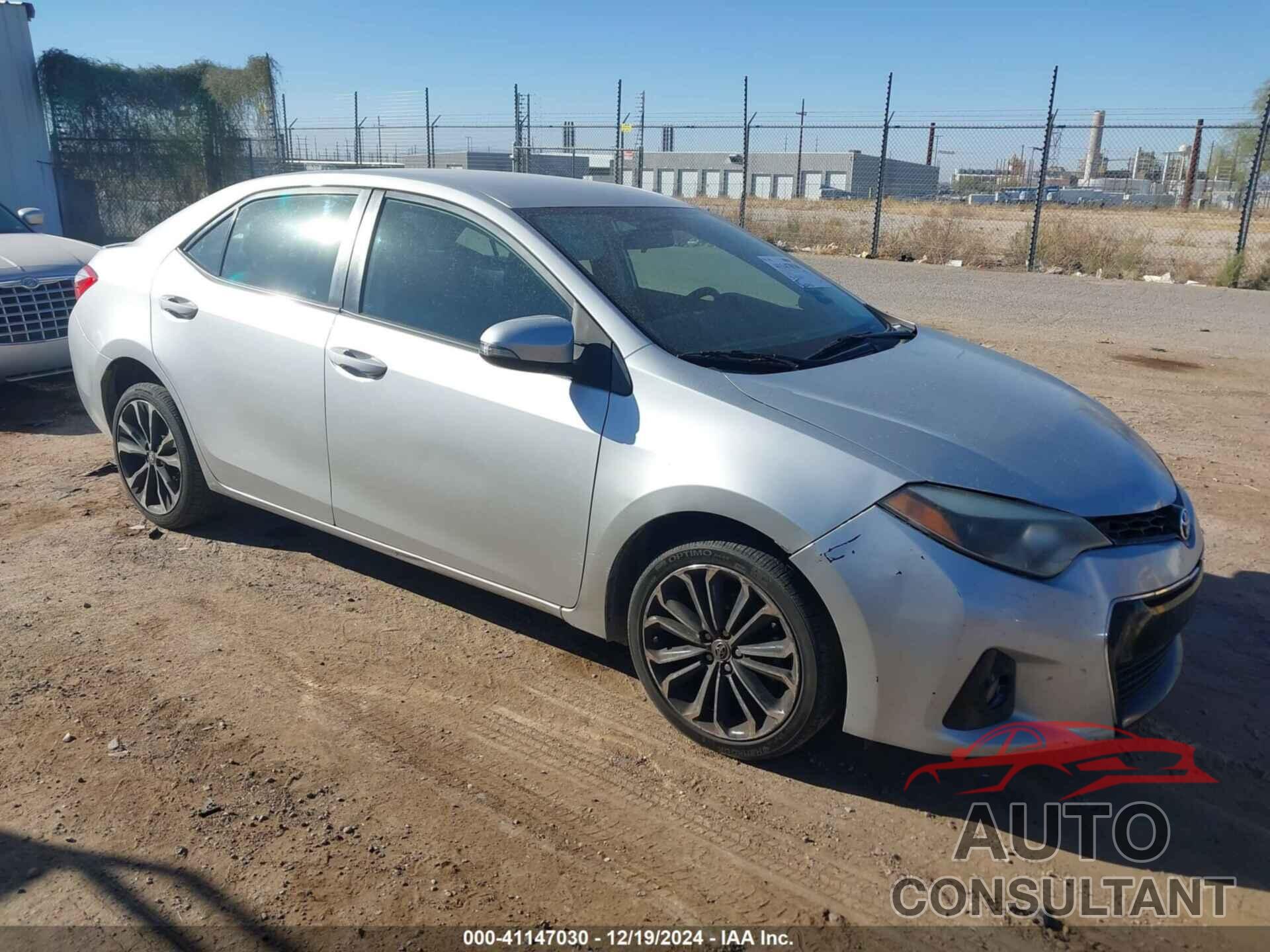 TOYOTA COROLLA 2015 - 5YFBURHE4FP365765