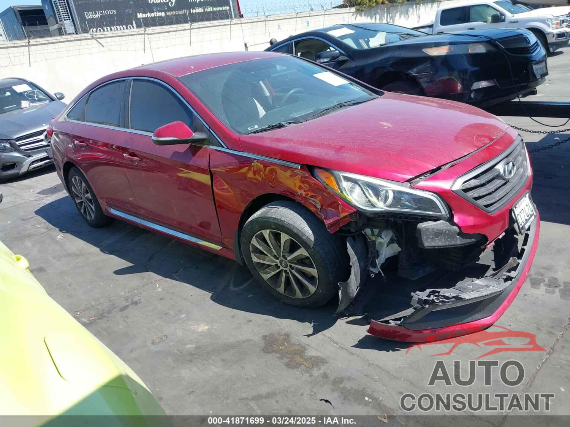 HYUNDAI SONATA 2016 - 5NPE34AF8GH354918