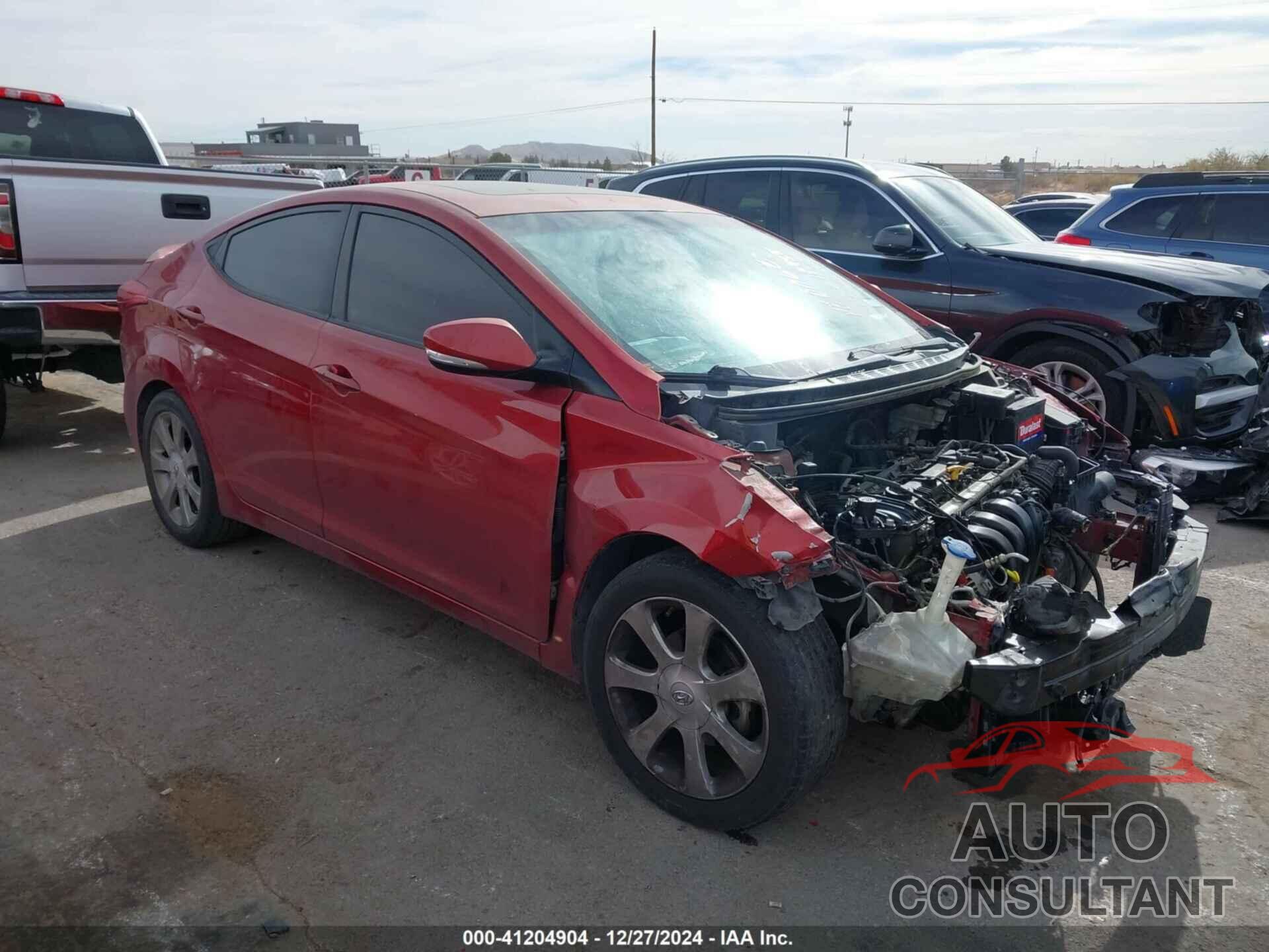 HYUNDAI ELANTRA 2013 - KMHDH4AE5DU865858