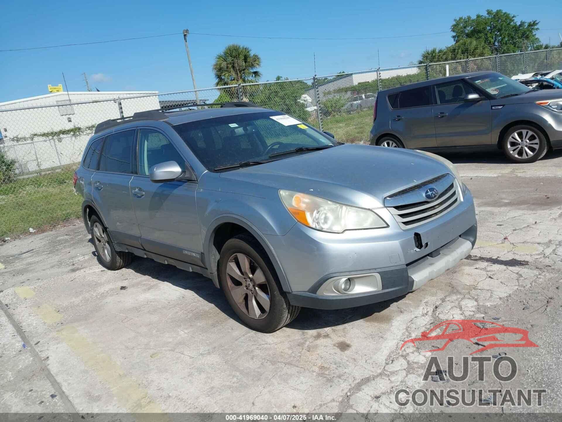 SUBARU OUTBACK 2012 - 4S4BRBKC0C3269616