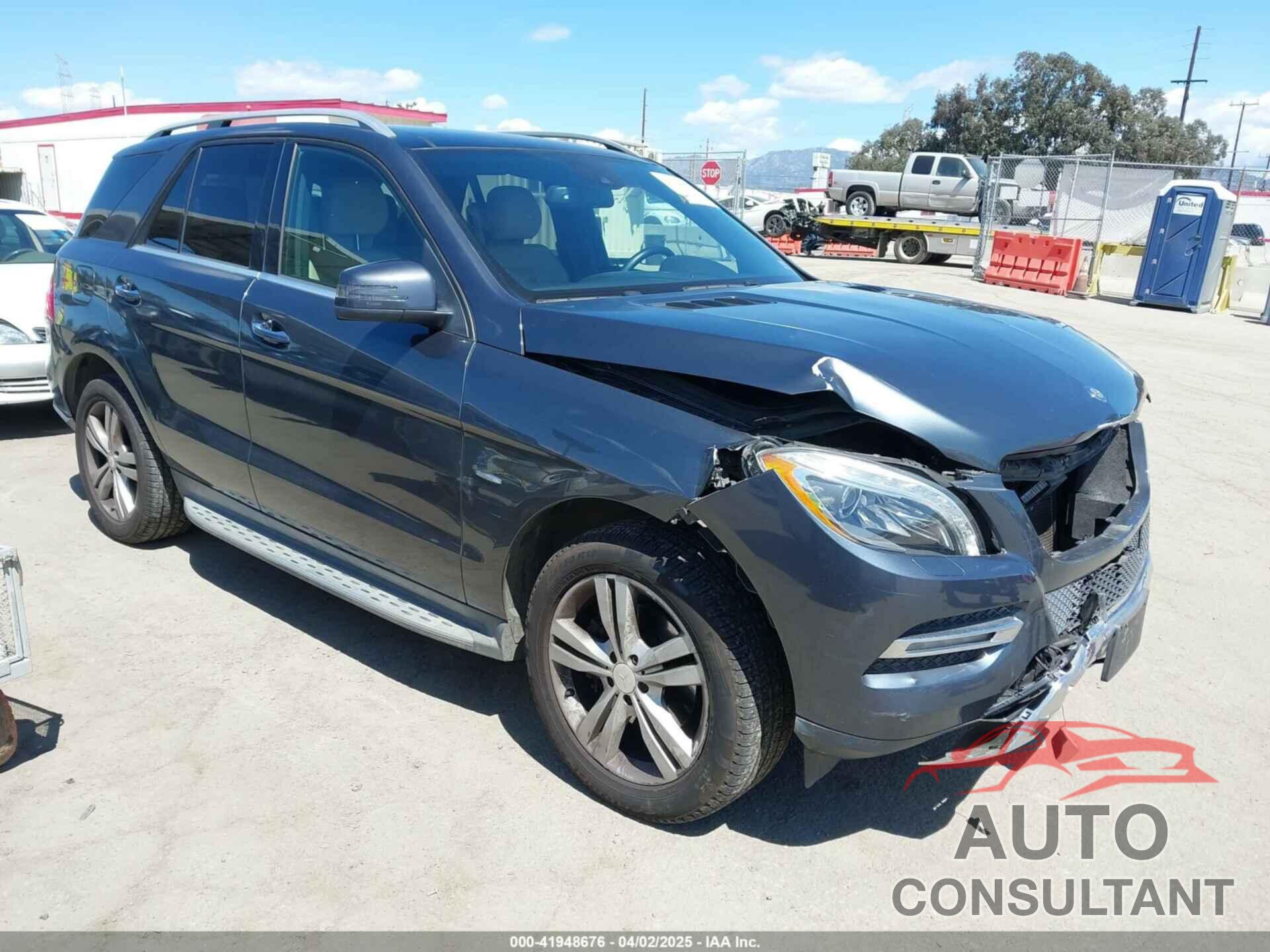 MERCEDES-BENZ ML 350 2012 - 4JGDA5HB1CA090822
