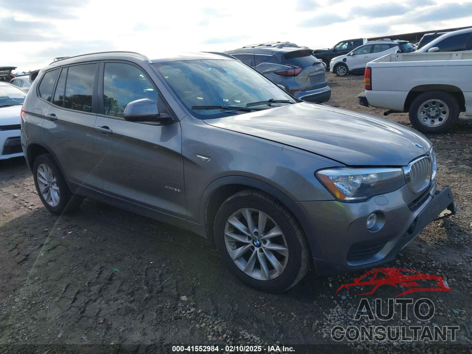 BMW X3 2016 - 5UXWX9C50G0D74928