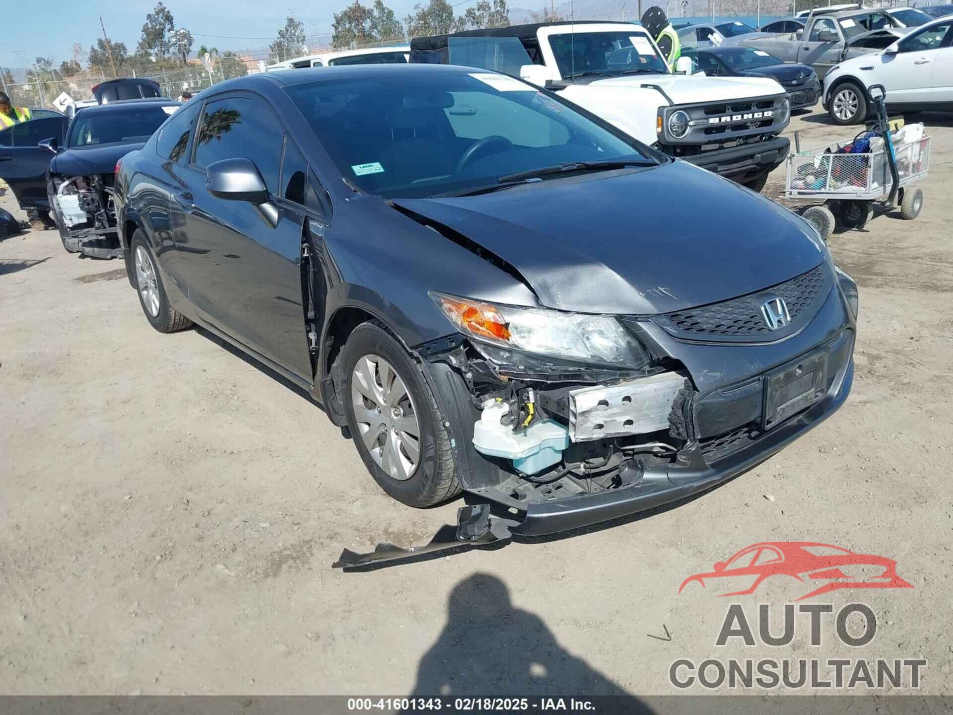 HONDA CIVIC 2012 - 2HGFG3B57CH512128