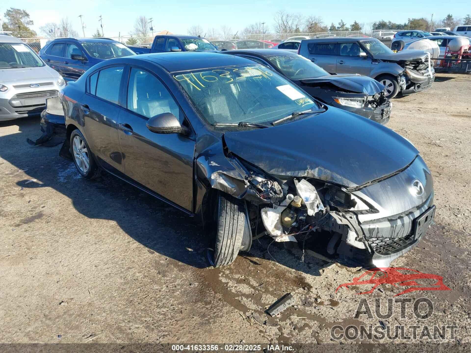 MAZDA MAZDA3 2012 - JM1BL1W82C1631267