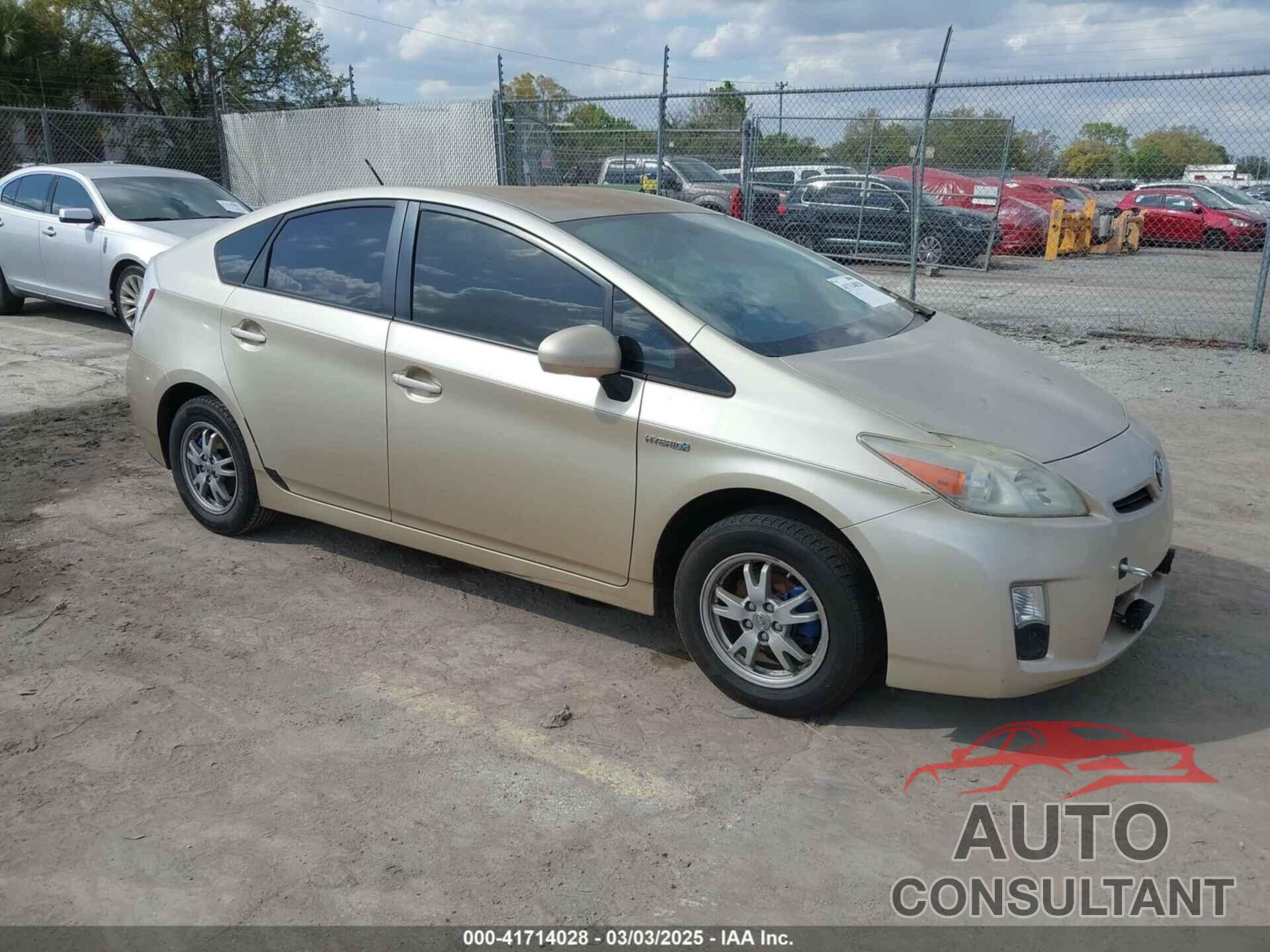 TOYOTA PRIUS 2011 - JTDKN3DU1B1320157