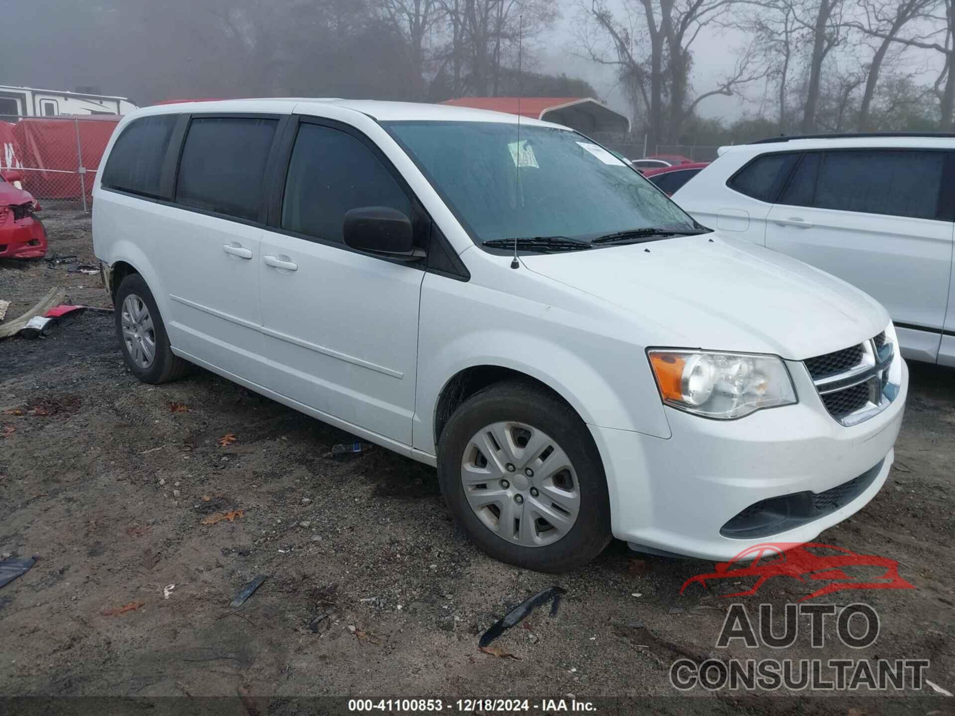 DODGE GRAND CARAVAN 2017 - 2C4RDGBGXHR624825