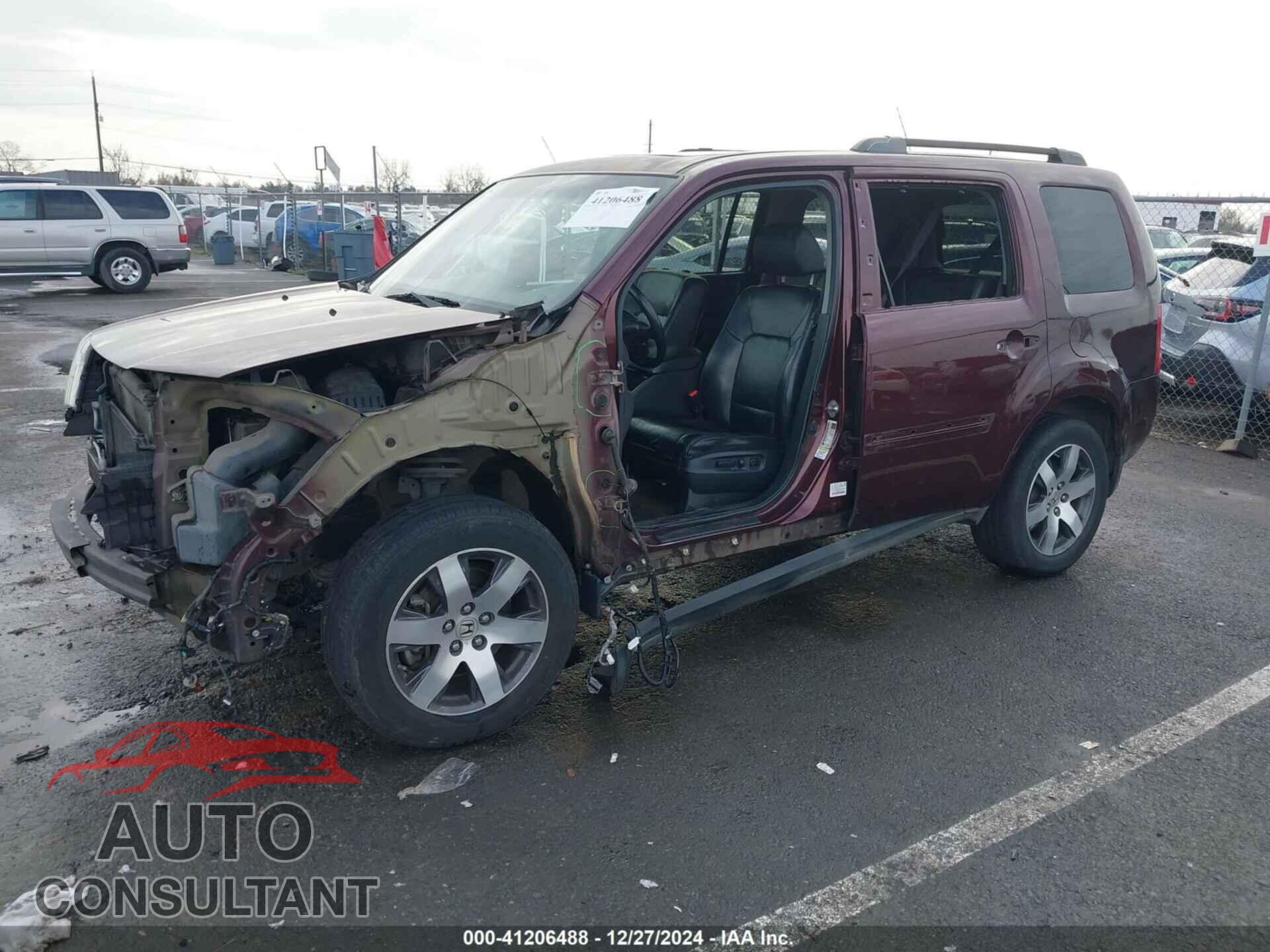 HONDA PILOT 2013 - 5FNYF4H90DB028190