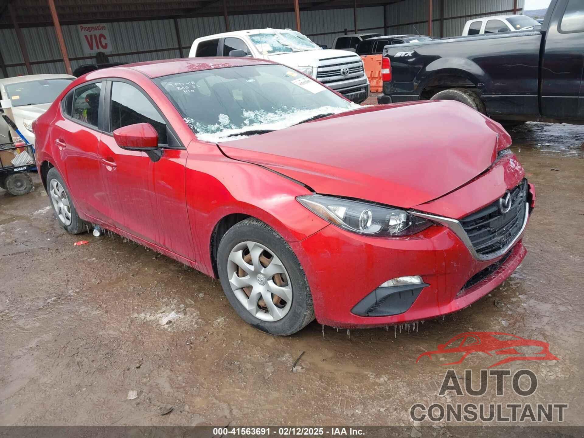 MAZDA MAZDA3 2016 - JM1BM1T78G1322546