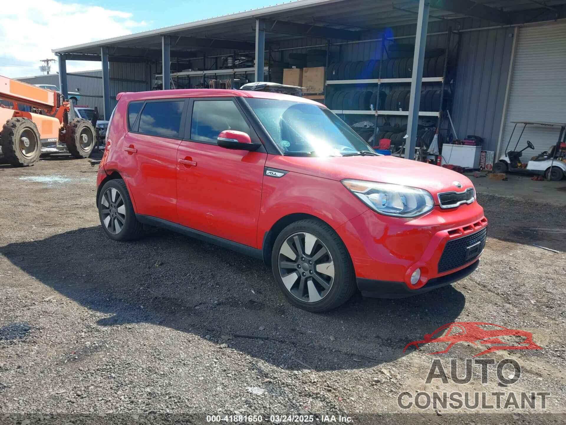 KIA SOUL 2015 - KNDJX3A59F7762156