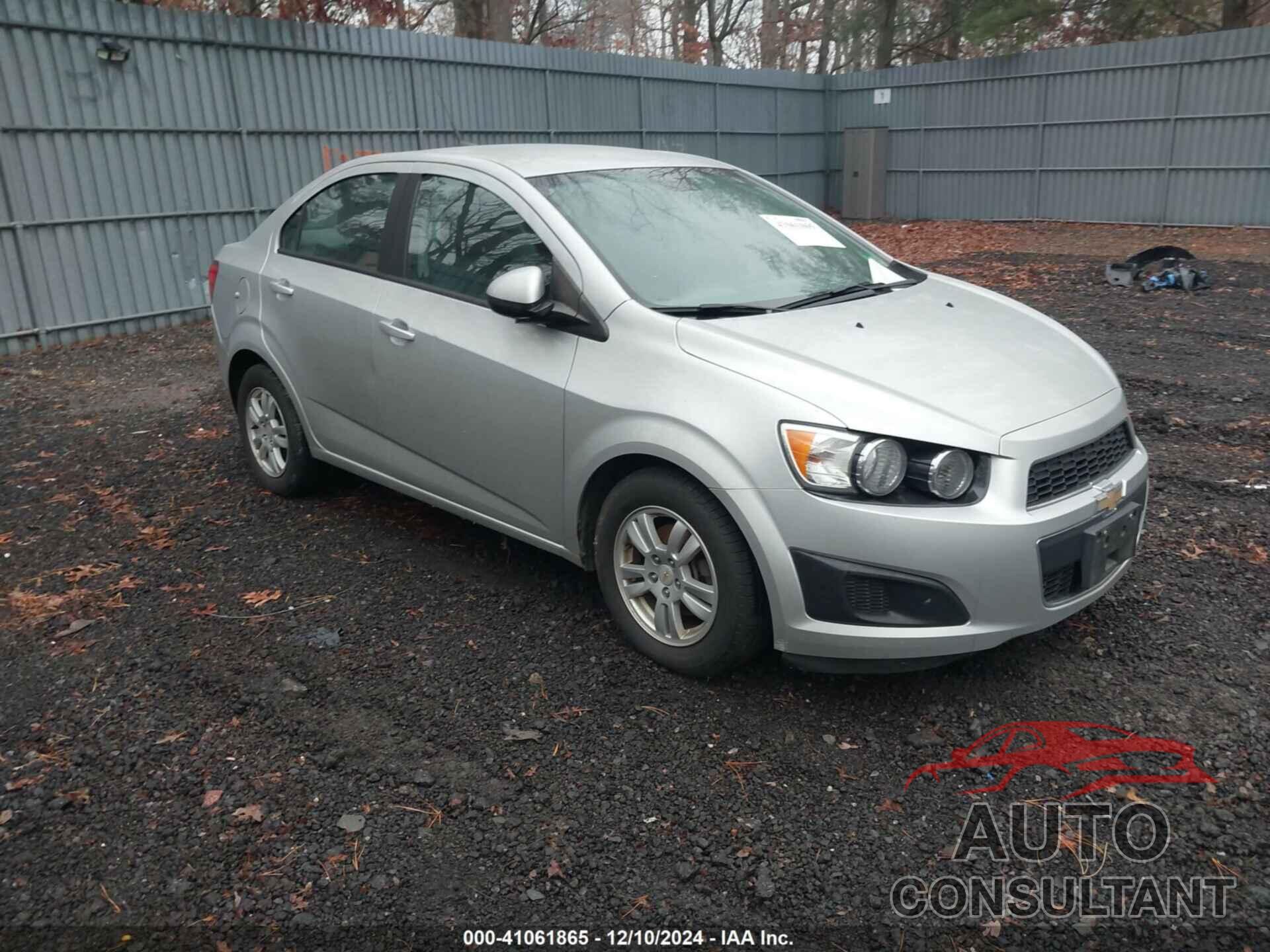 CHEVROLET SONIC 2012 - 1G1JA5SH3C4153608