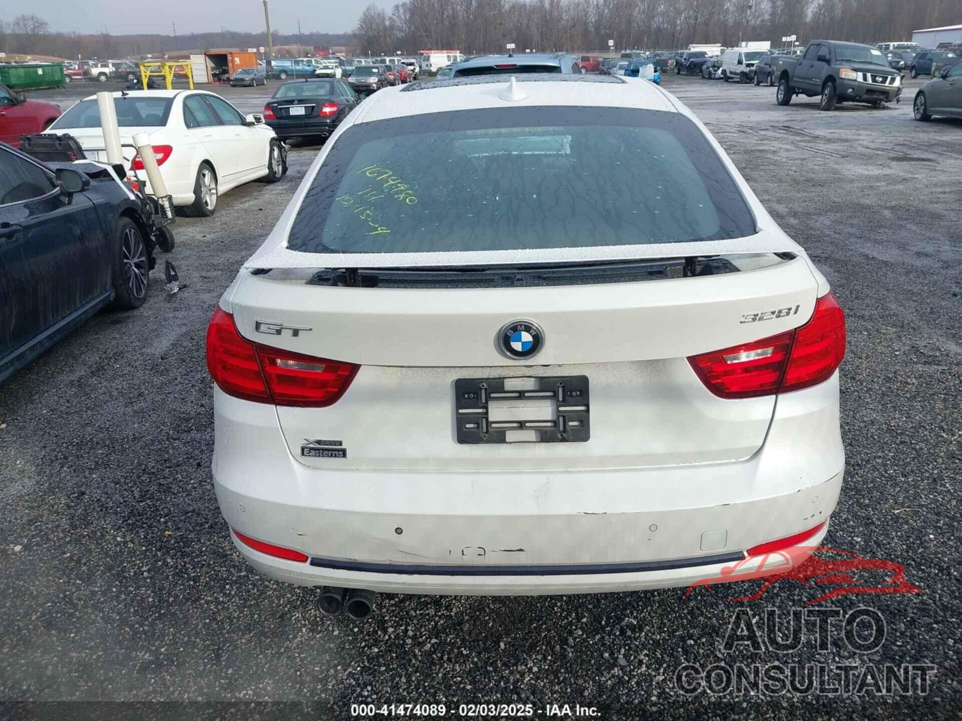 BMW 328I GRAN TURISMO 2016 - WBA8Z5C51GGS37544