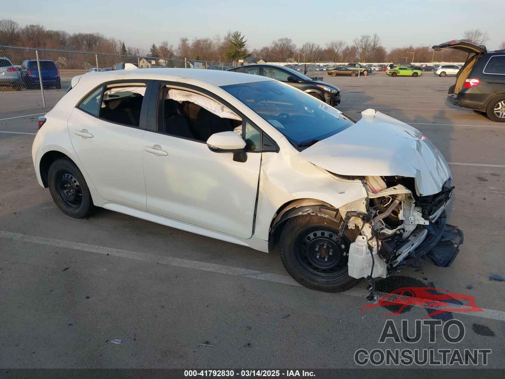 TOYOTA COROLLA 2020 - JTNB4RBE9L3083551