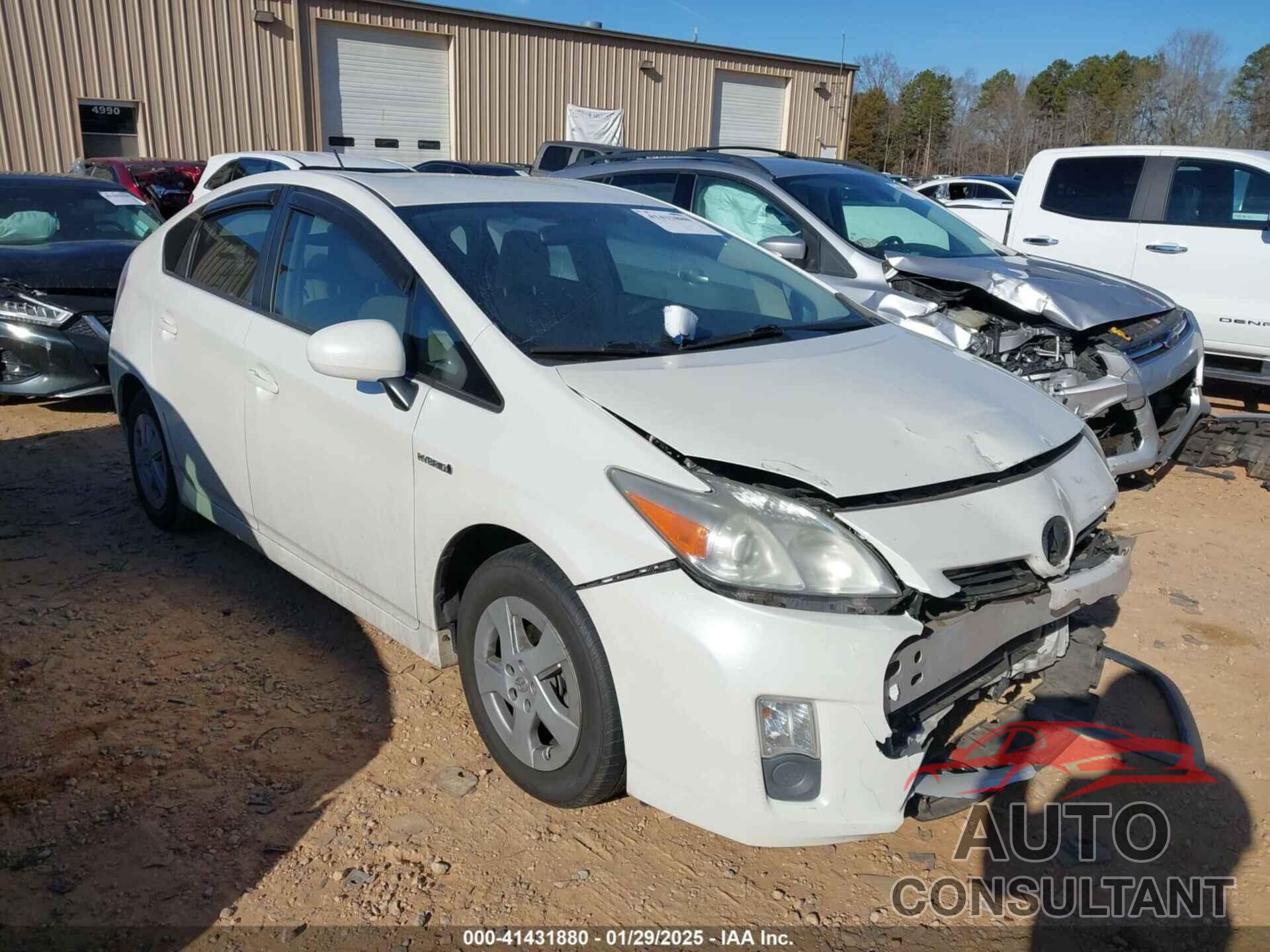 TOYOTA PRIUS 2011 - JTDKN3DU6B0317261