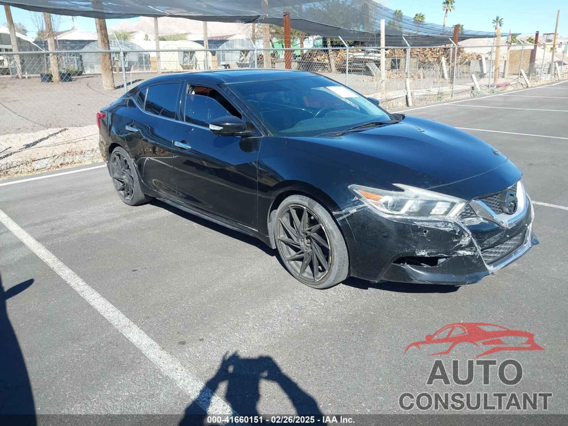 NISSAN MAXIMA 2016 - 1N4AA6AP1GC446835