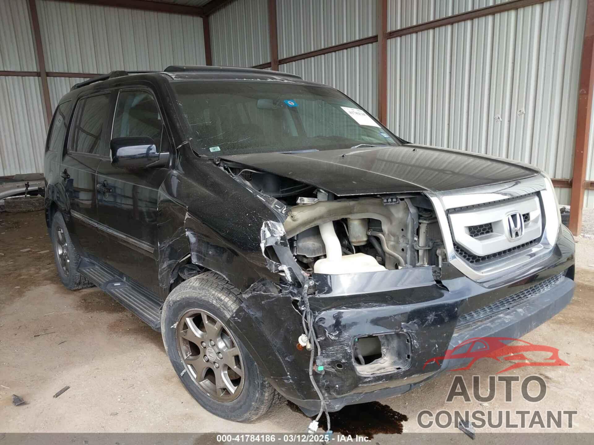 HONDA PILOT 2009 - 5FNYF388X9B025547