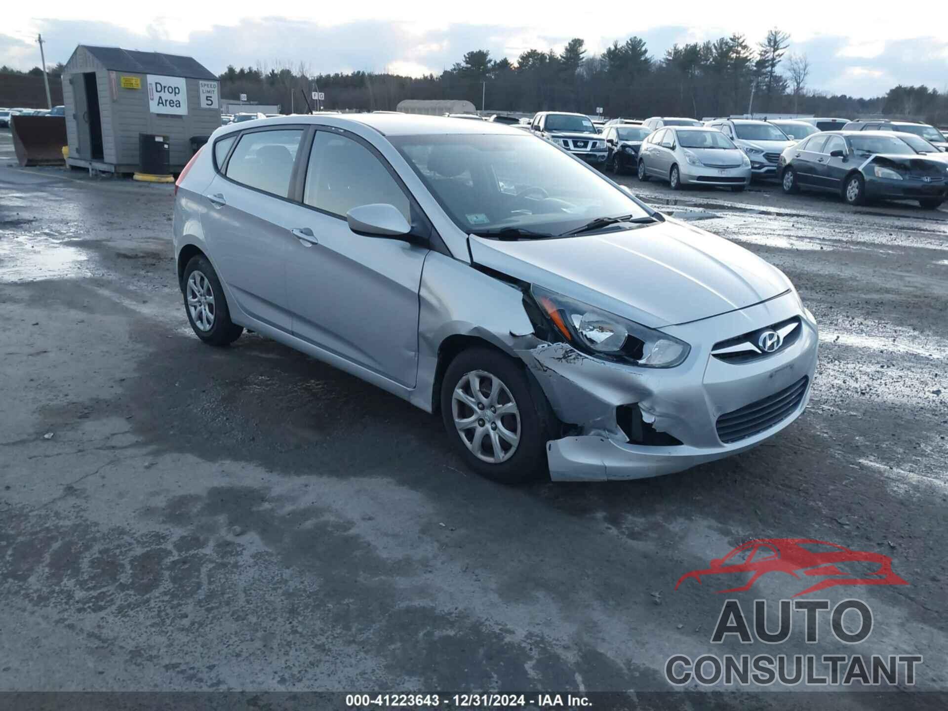 HYUNDAI ACCENT 2013 - KMHCT5AE4DU099234