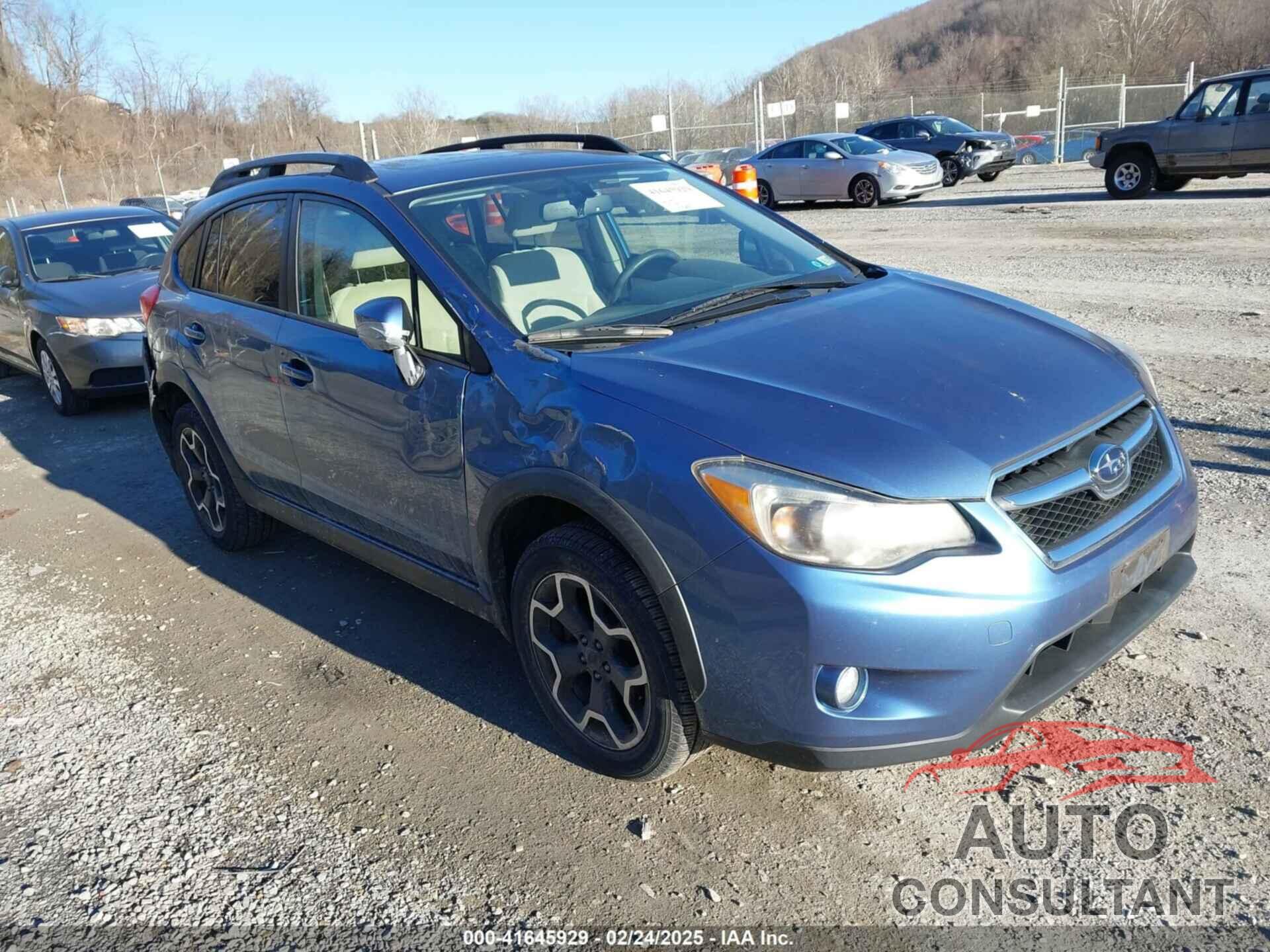 SUBARU XV CROSSTREK 2015 - JF2GPADC0F8307295