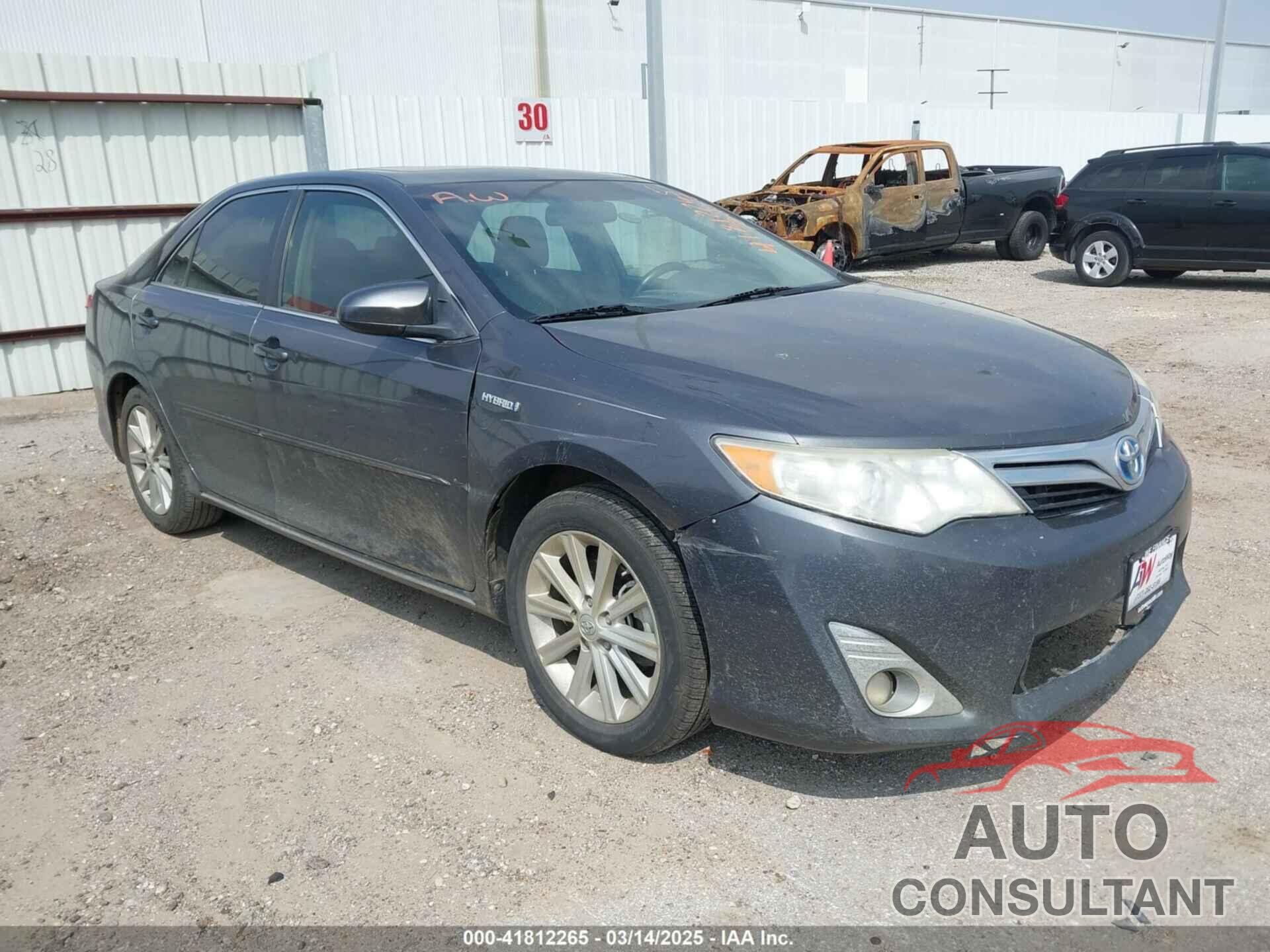 TOYOTA CAMRY HYBRID 2012 - 4T1BD1FK1CU033027