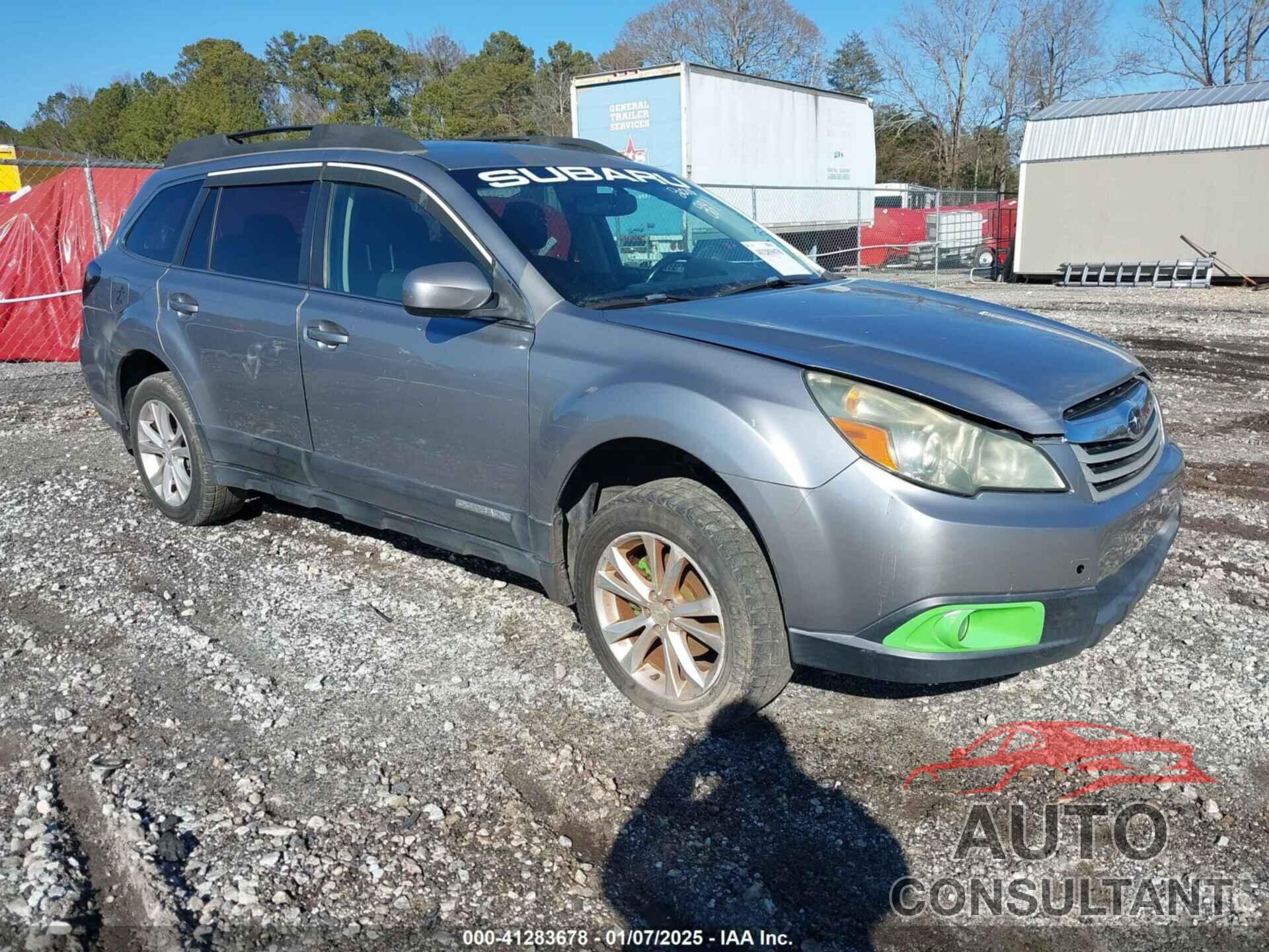 SUBARU OUTBACK 2011 - 4S4BRBGC6B3313982