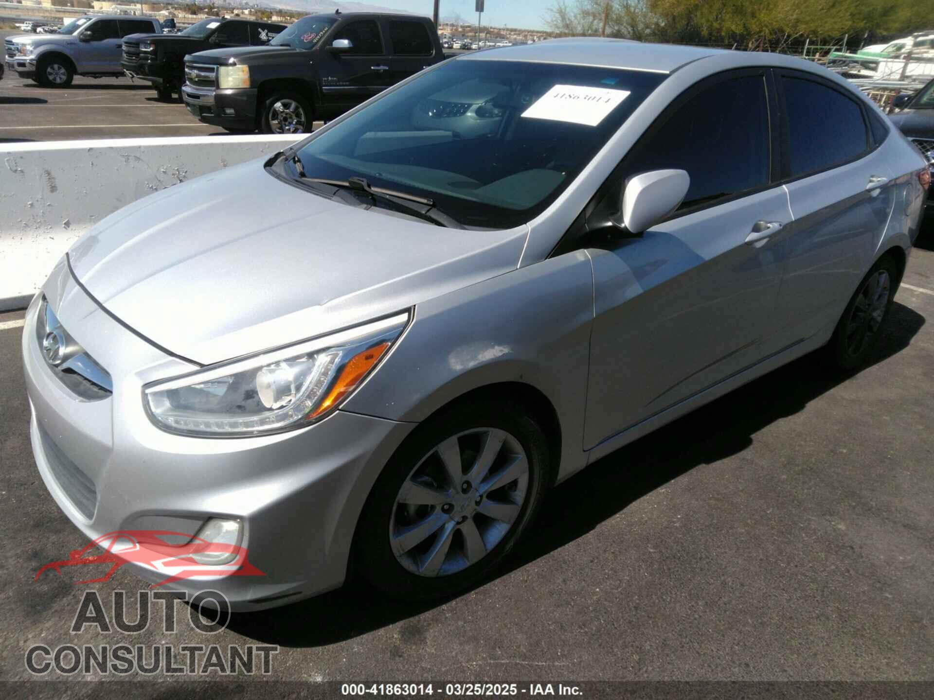 HYUNDAI ACCENT 2014 - KMHCU4AE7EU763969