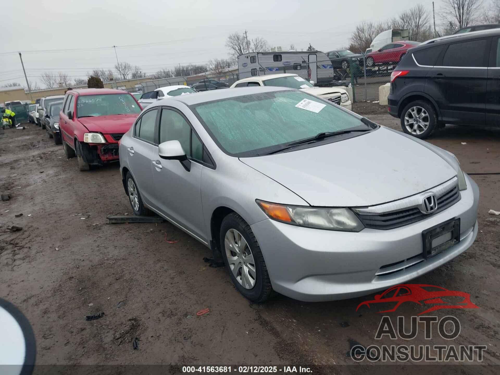 HONDA CIVIC 2012 - 19XFB2F54CE024462