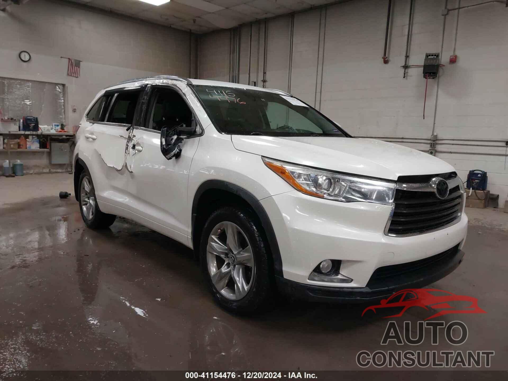 TOYOTA HIGHLANDER 2016 - 5TDDKRFH7GS233362